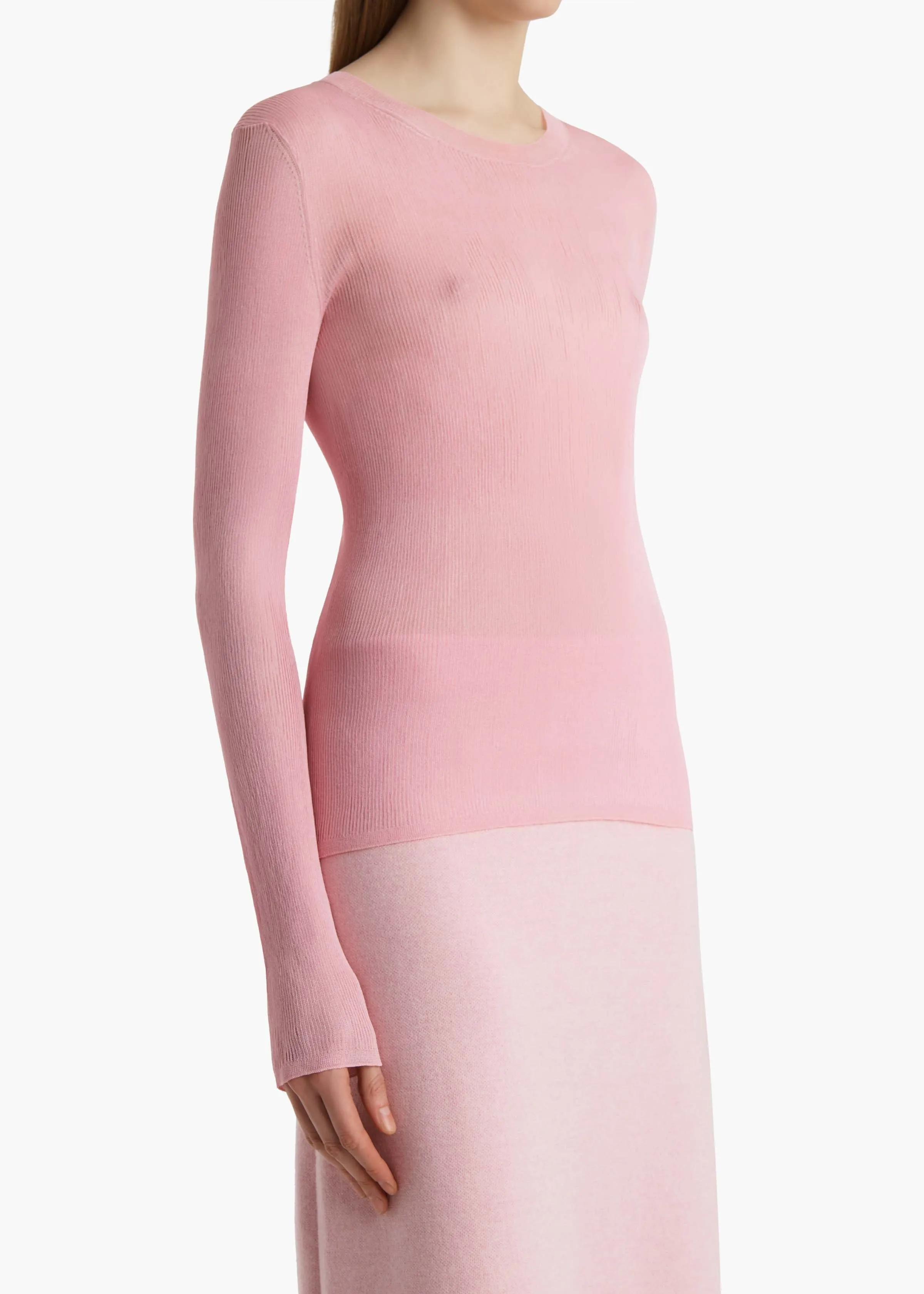 Mosi Top in Rosewater sold by KHAITE product image thumbnail 5