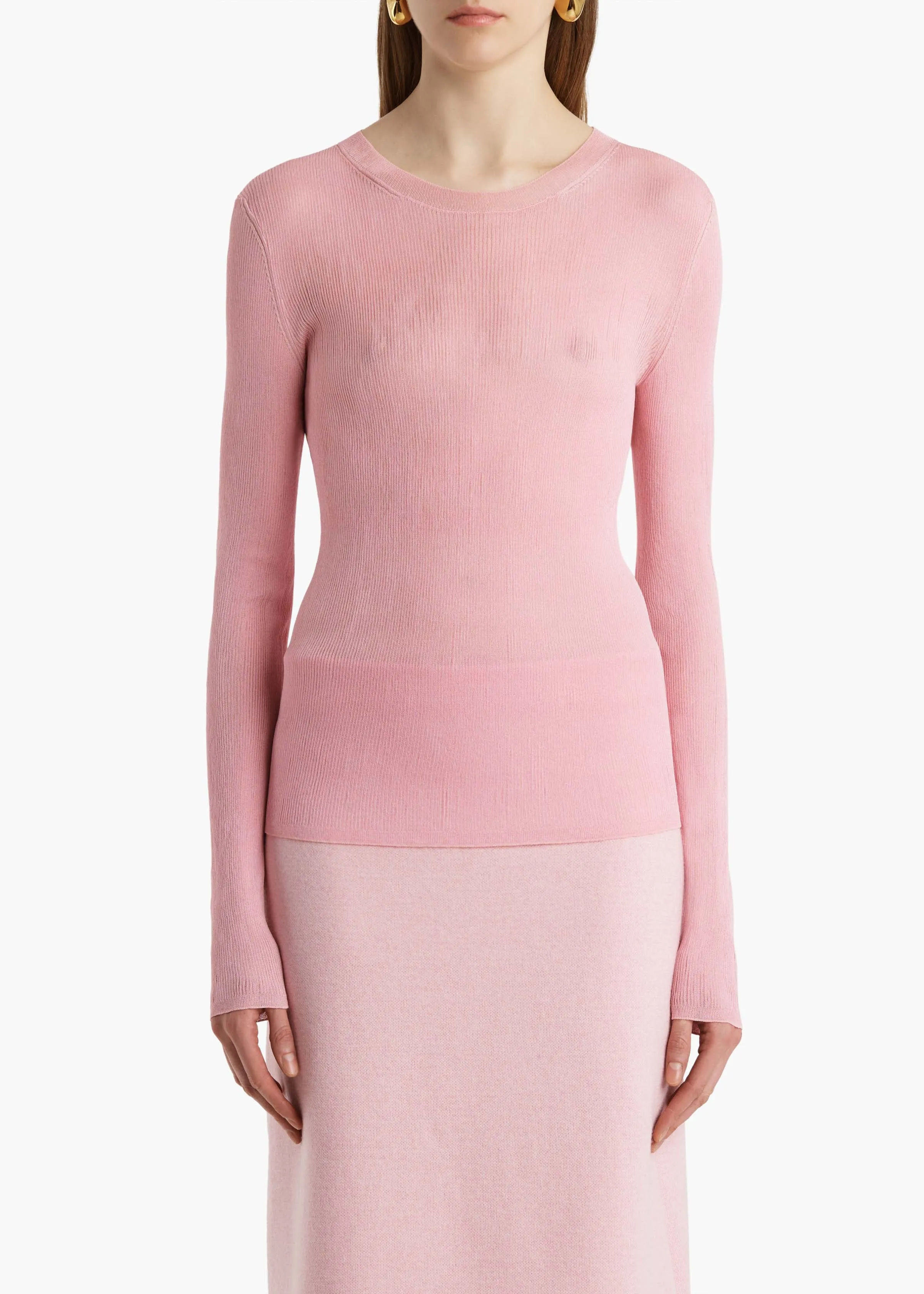 Mosi Top in Rosewater sold by KHAITE product image thumbnail 3