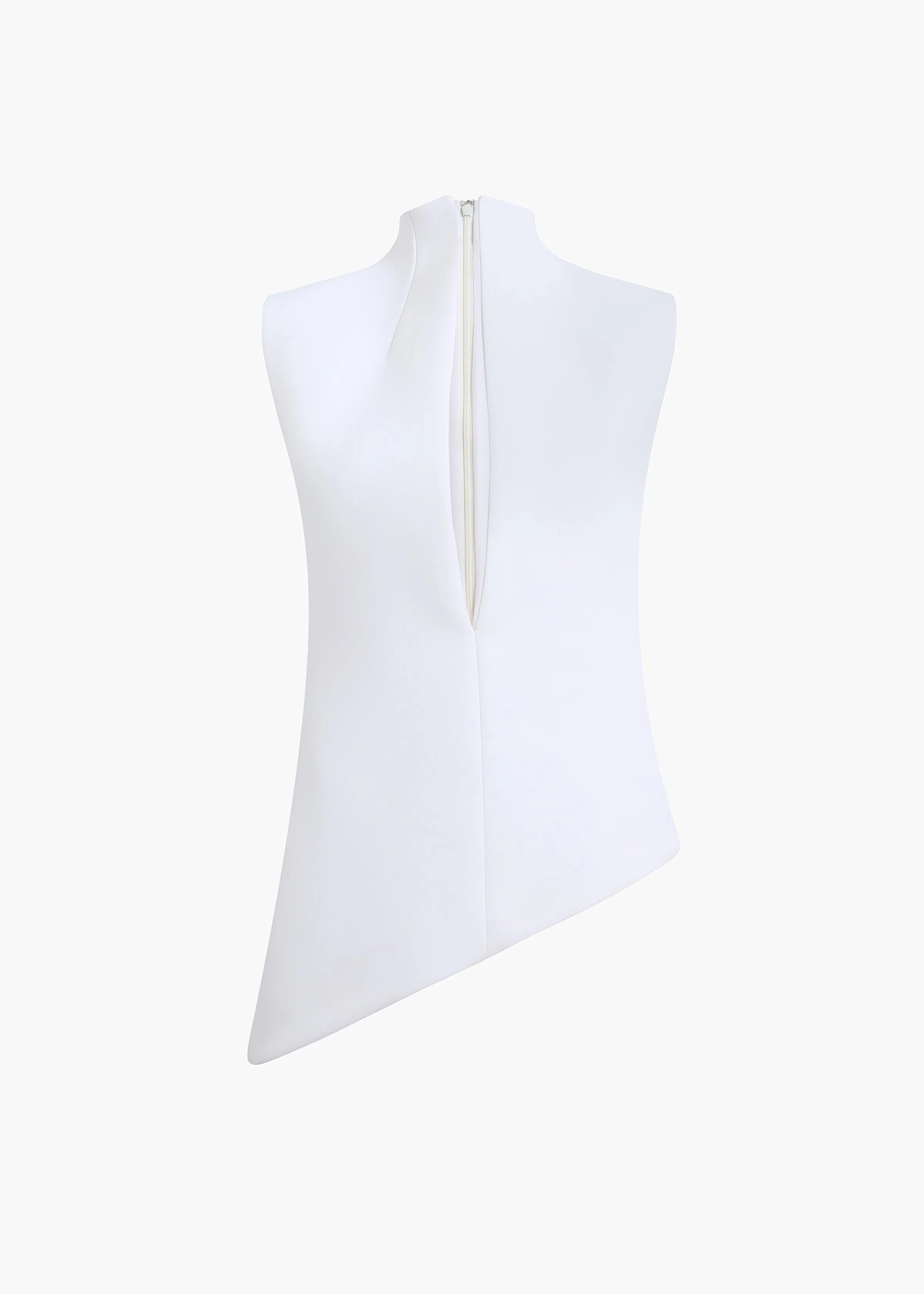 Von Top in Chalk sold by KHAITE