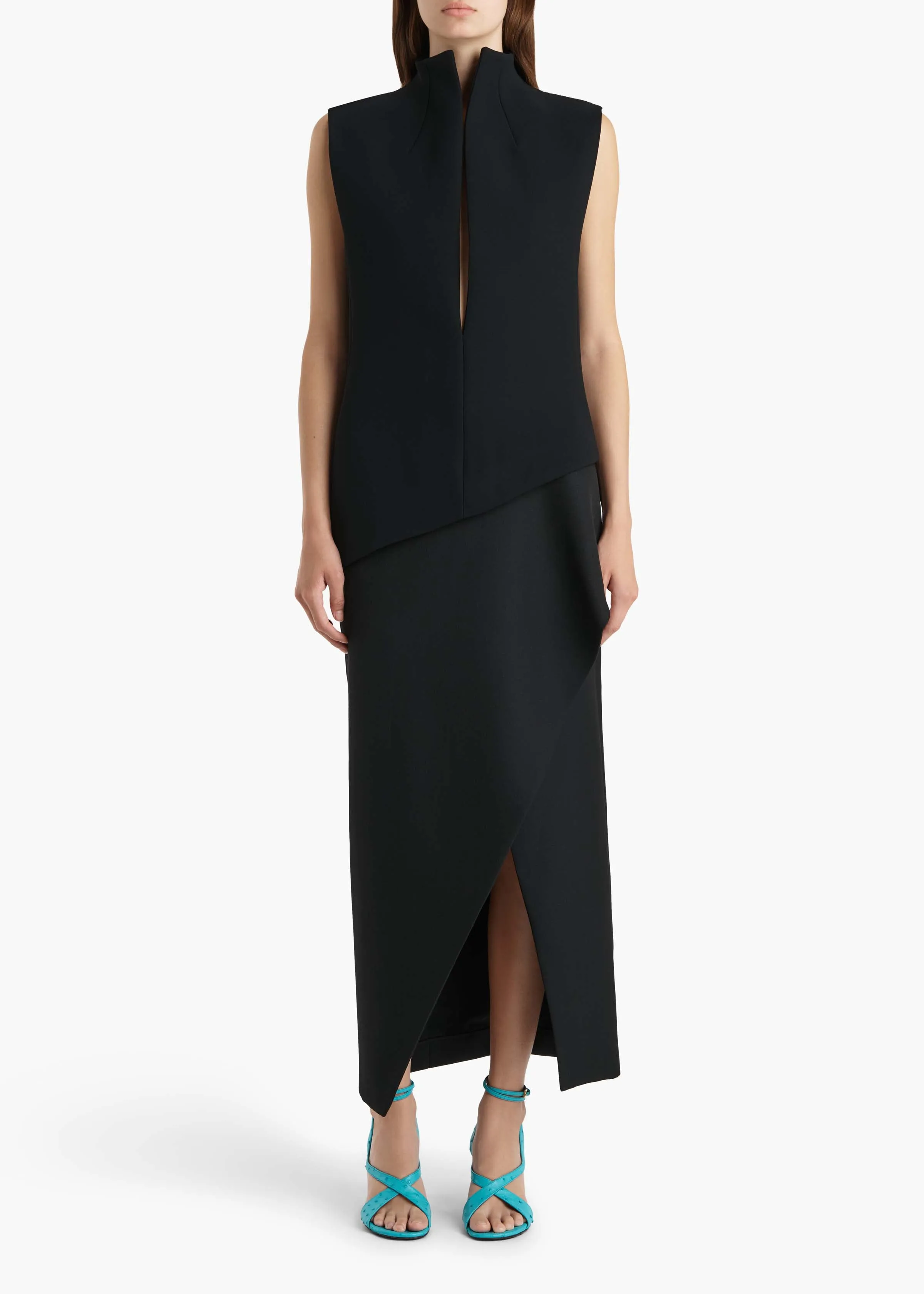 Von Top in Black sold by KHAITE product image thumbnail 2