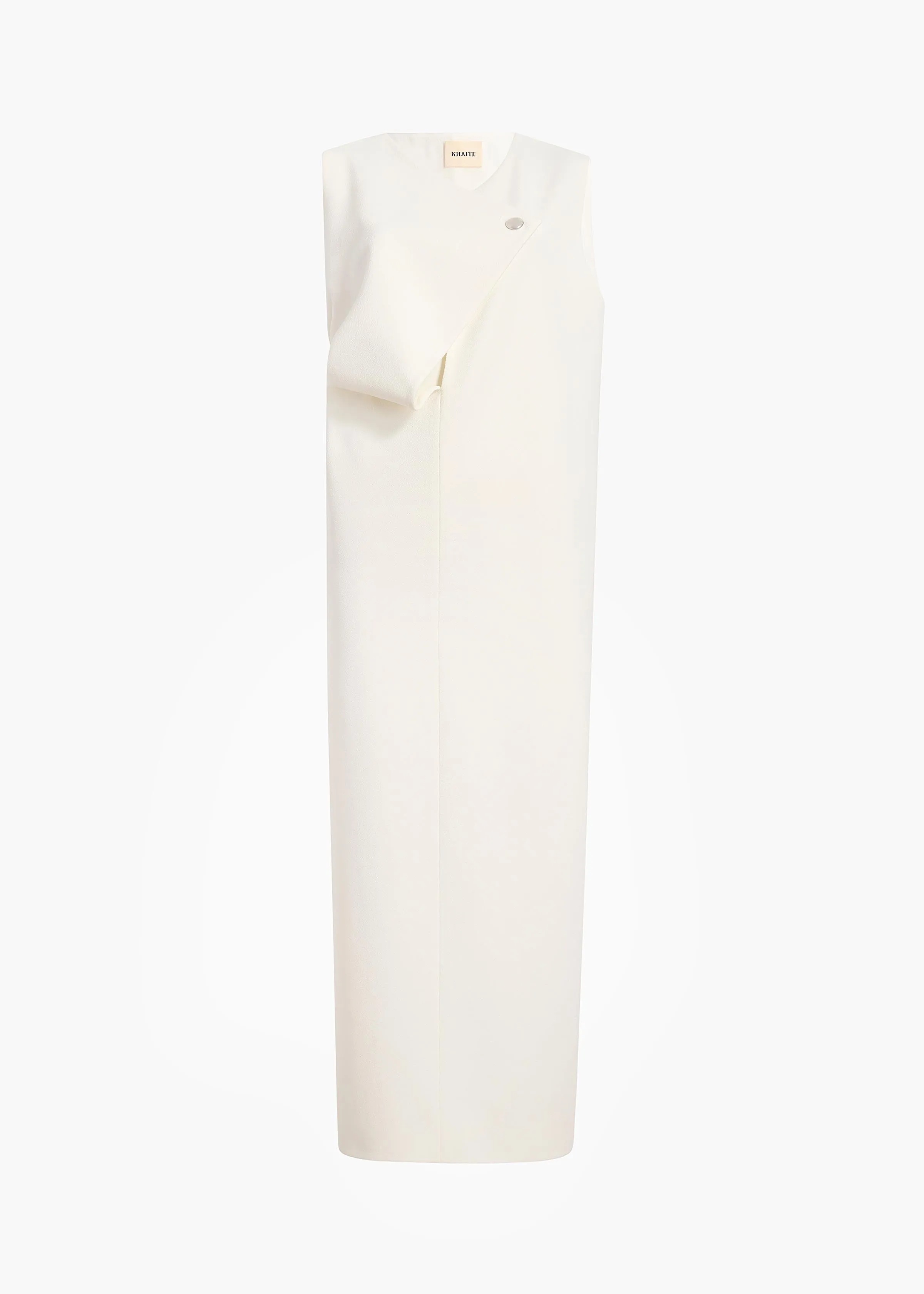 Crispin Dress in Chalk sold by KHAITE