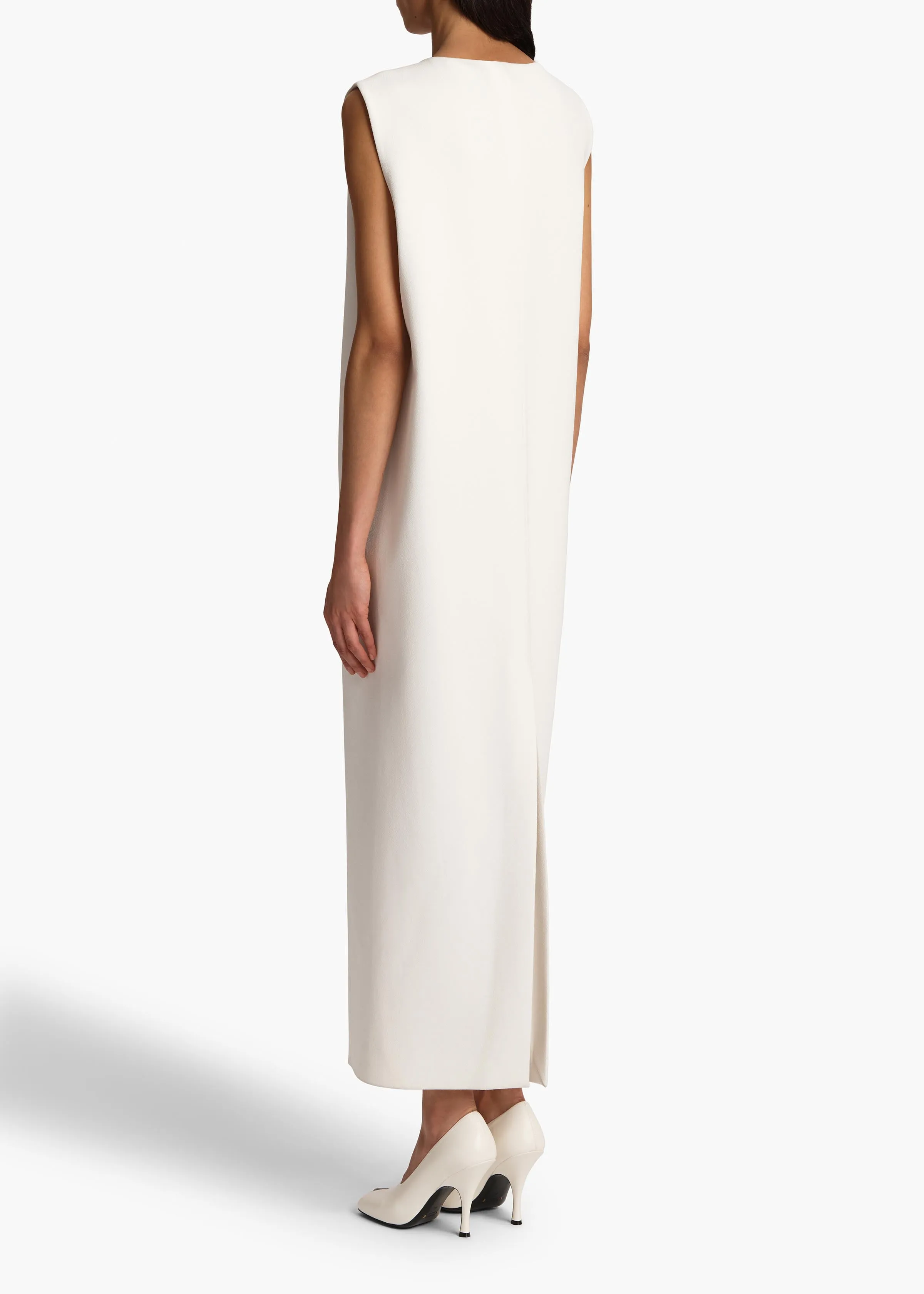 Crispin Dress in Chalk sold by KHAITE product image thumbnail 4