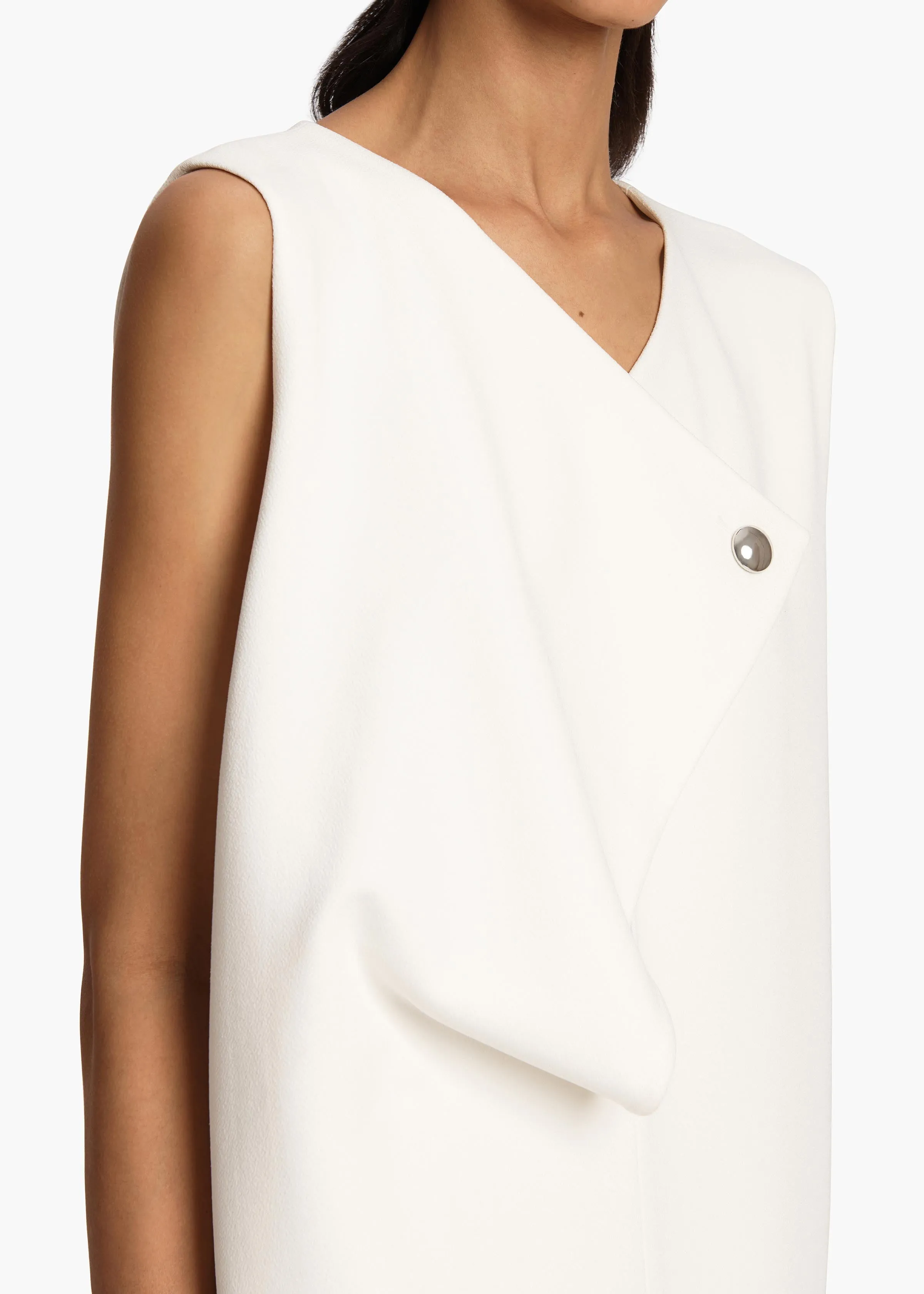 Crispin Dress in Chalk sold by KHAITE product image thumbnail 5