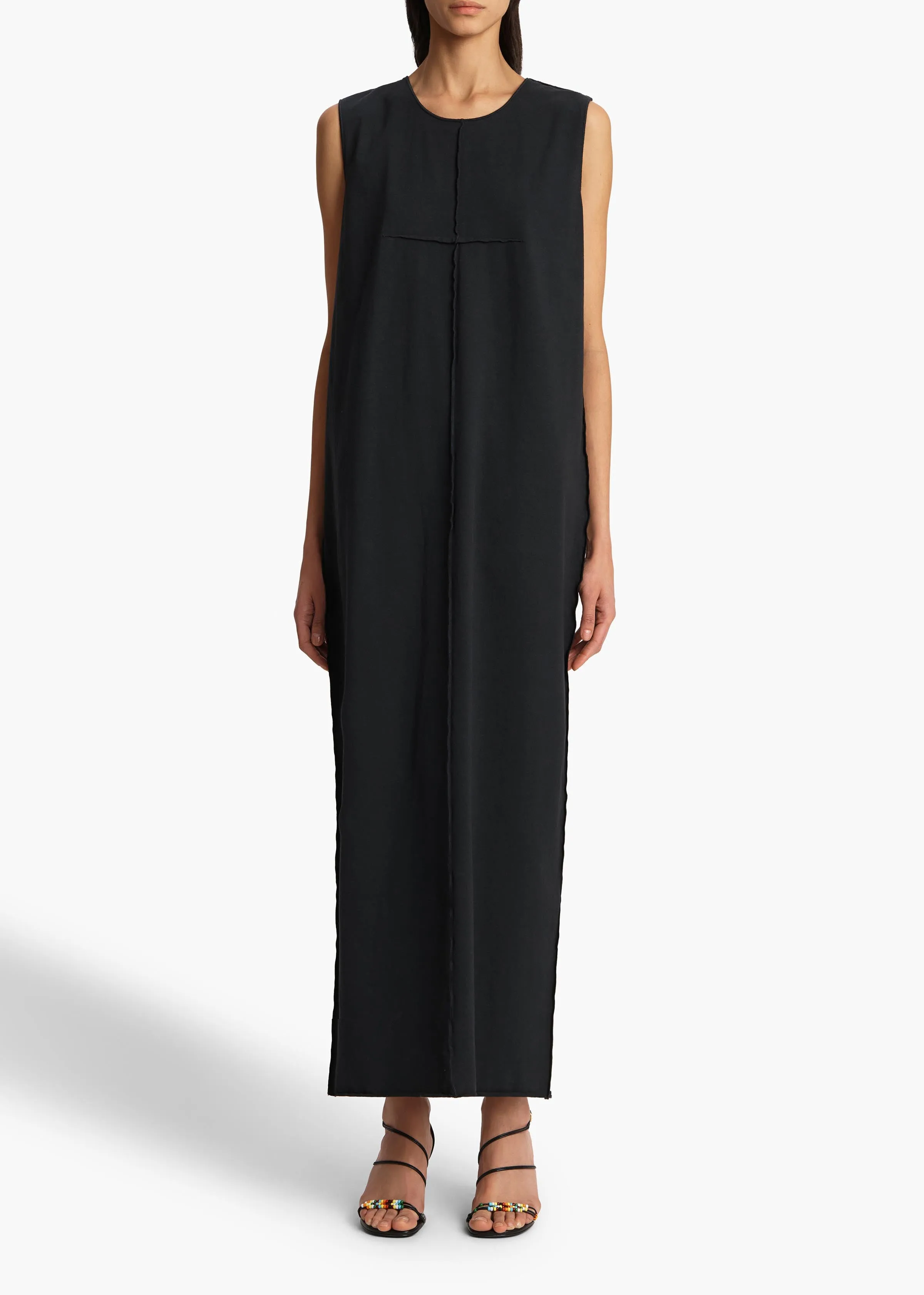 Hal Dress in Washed Black sold by KHAITE product image thumbnail 3