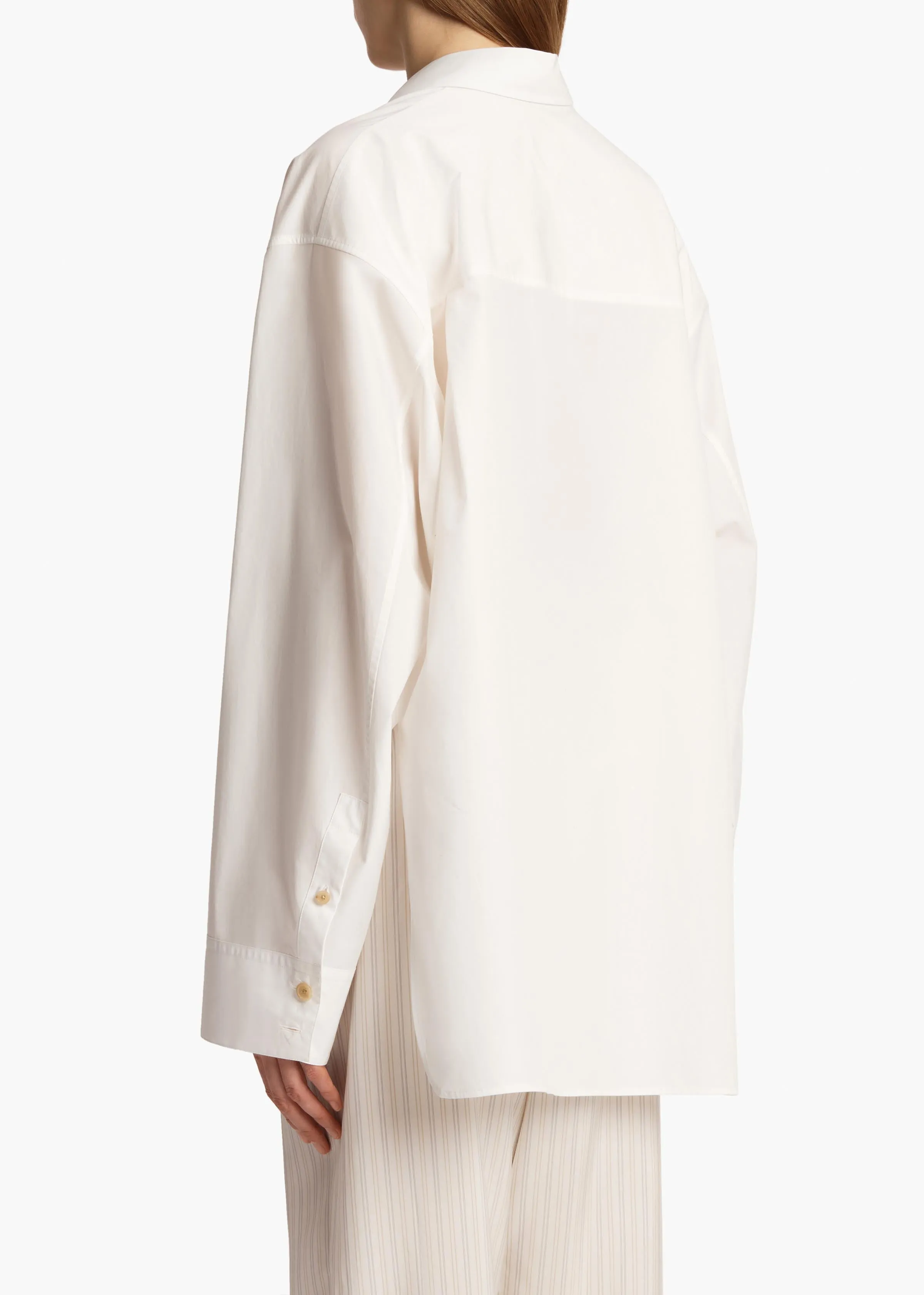 Herschel Top in Chalk sold by KHAITE product image thumbnail 4