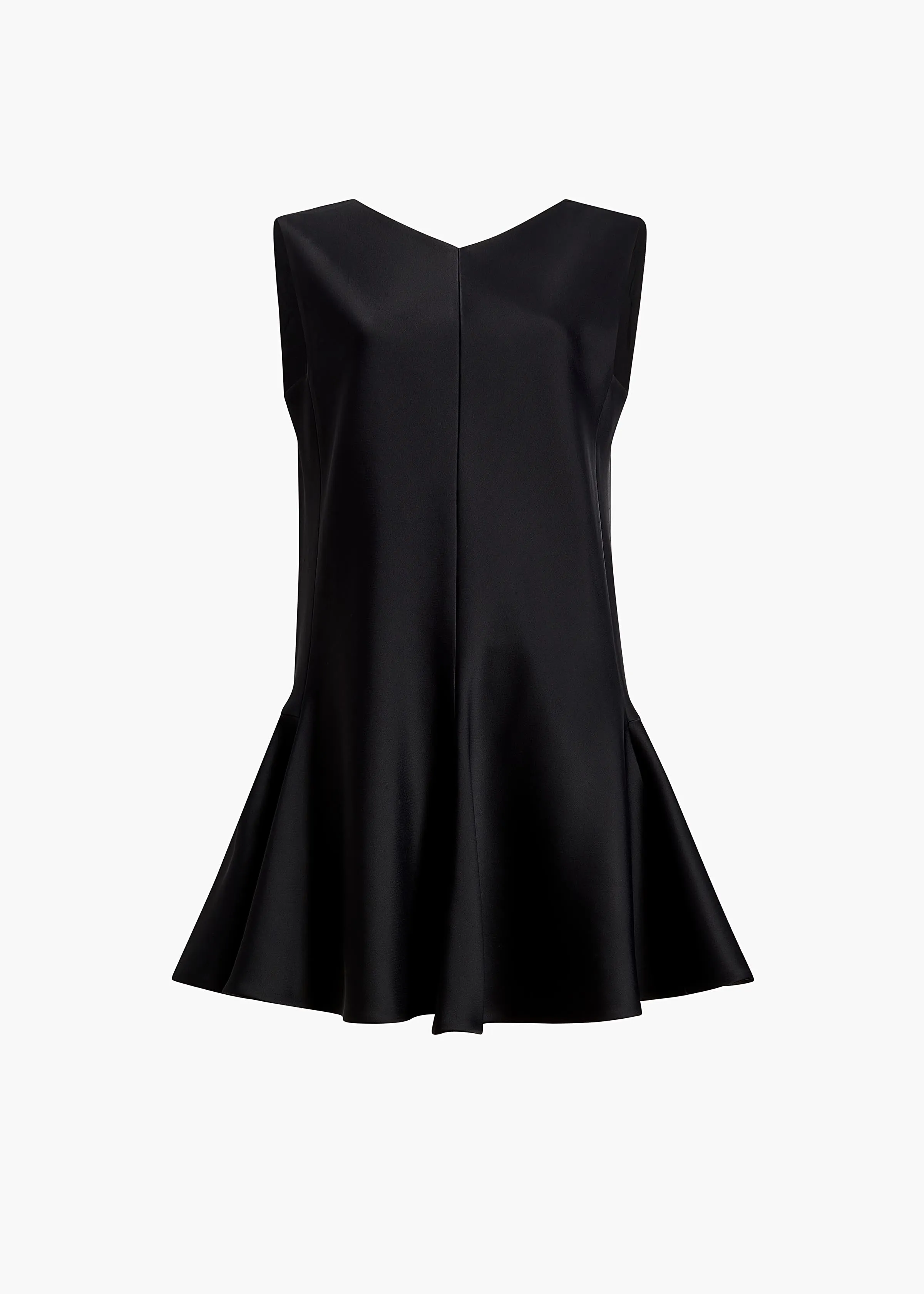 Mel Dress in Black Satin sold by KHAITE