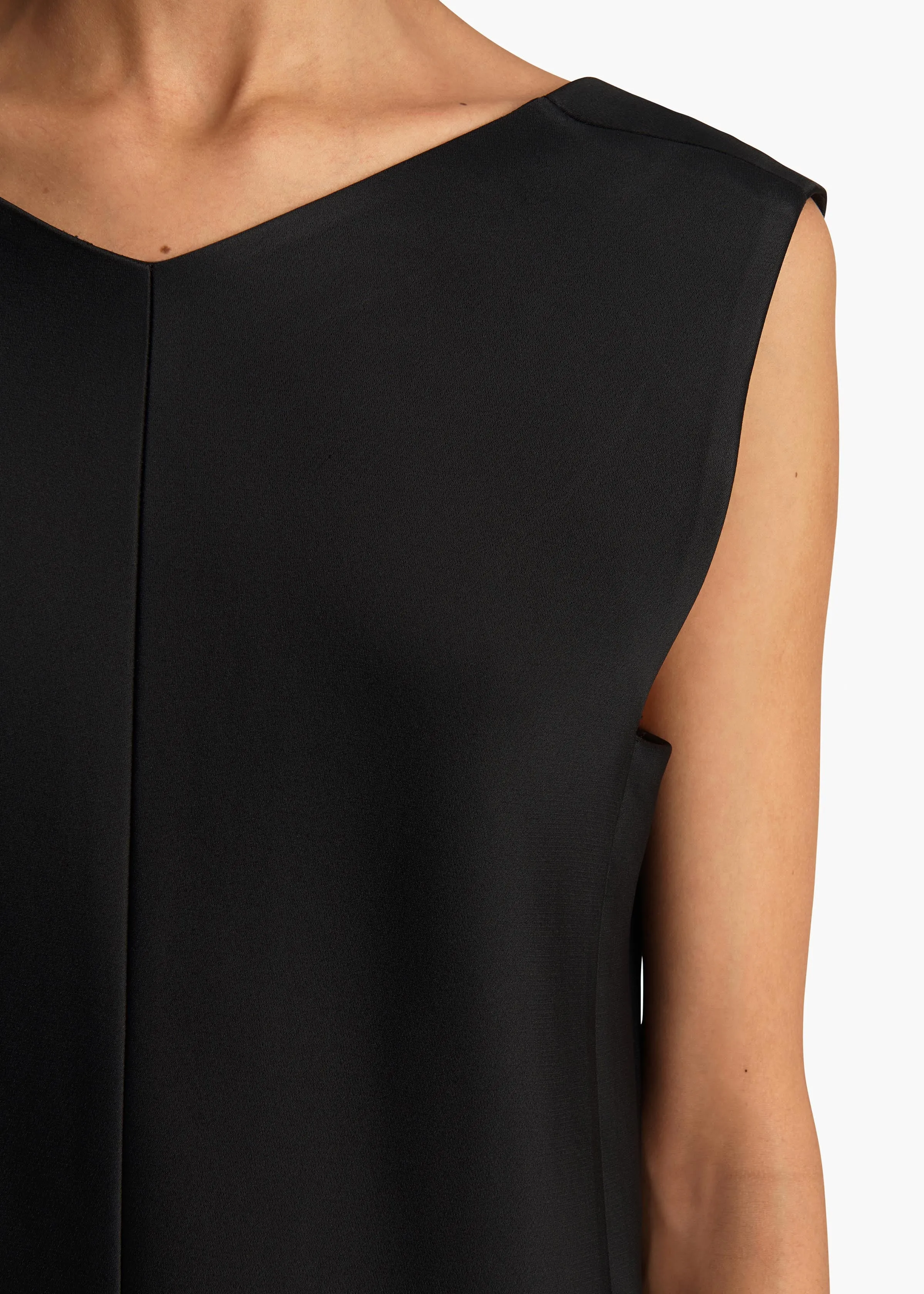 Mel Dress in Black Satin sold by KHAITE product image thumbnail 4