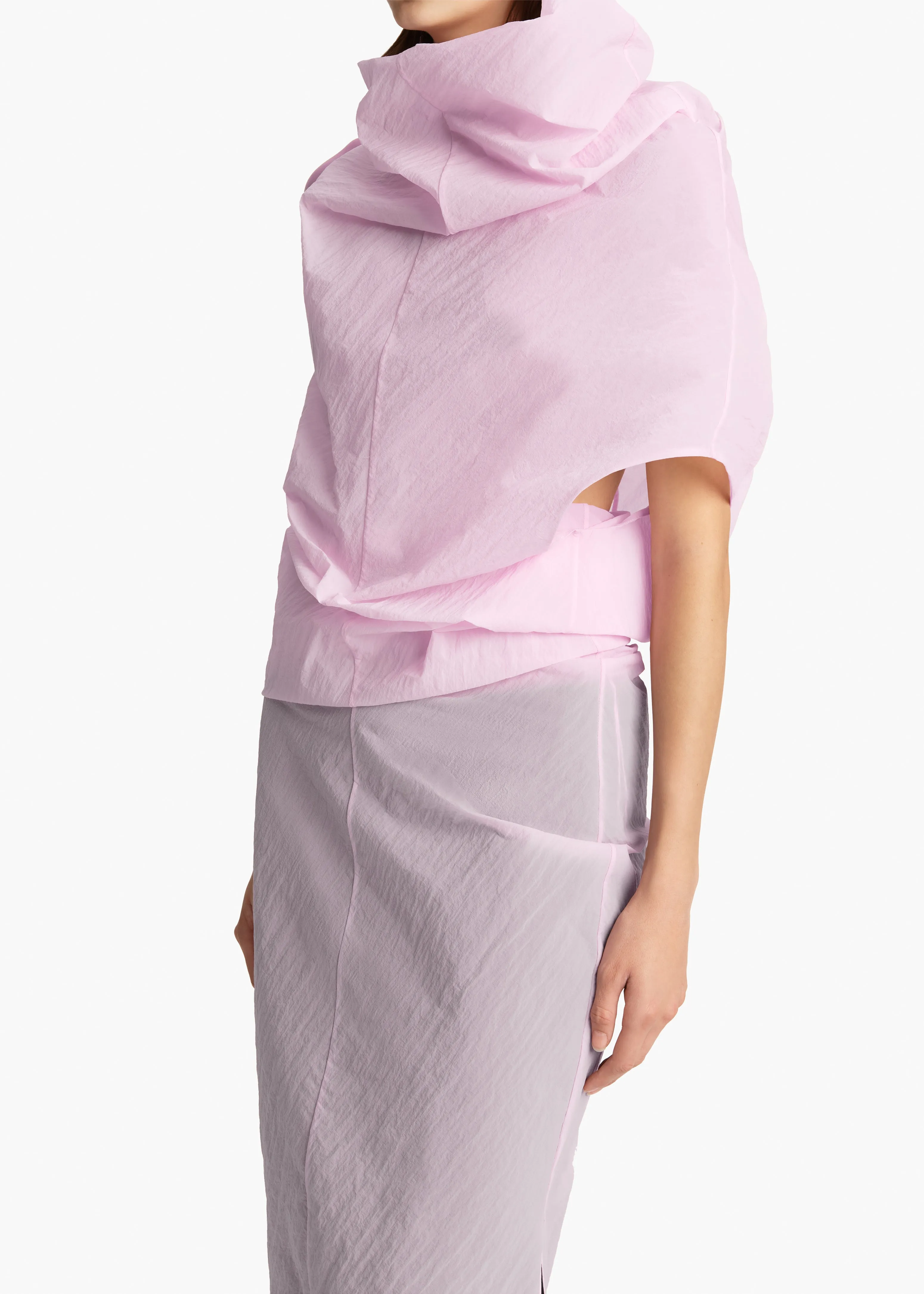 Jeanty Dress in Peony sold by KHAITE product image thumbnail 5