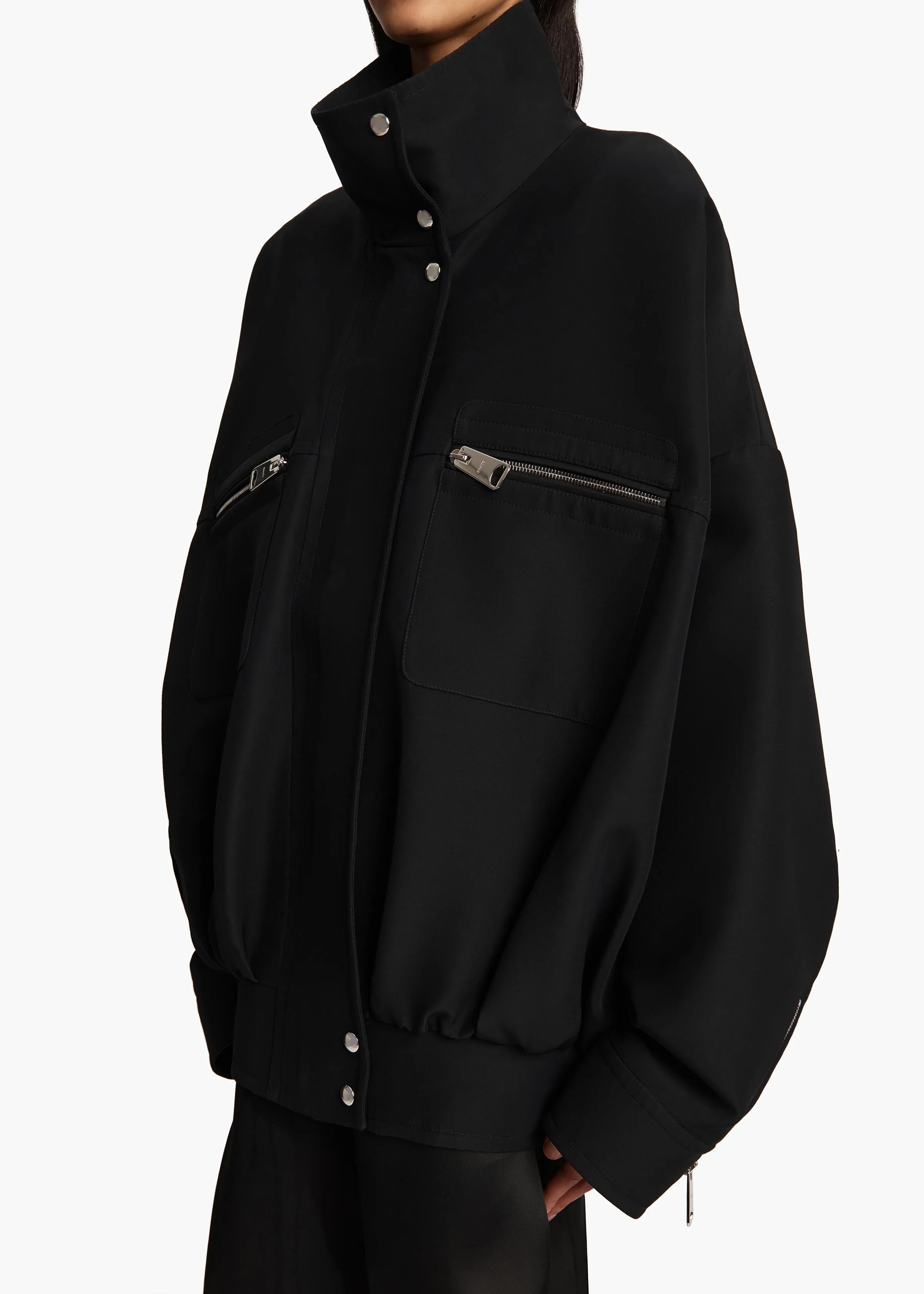 Ayman Jacket in Black sold by KHAITE product image thumbnail 4