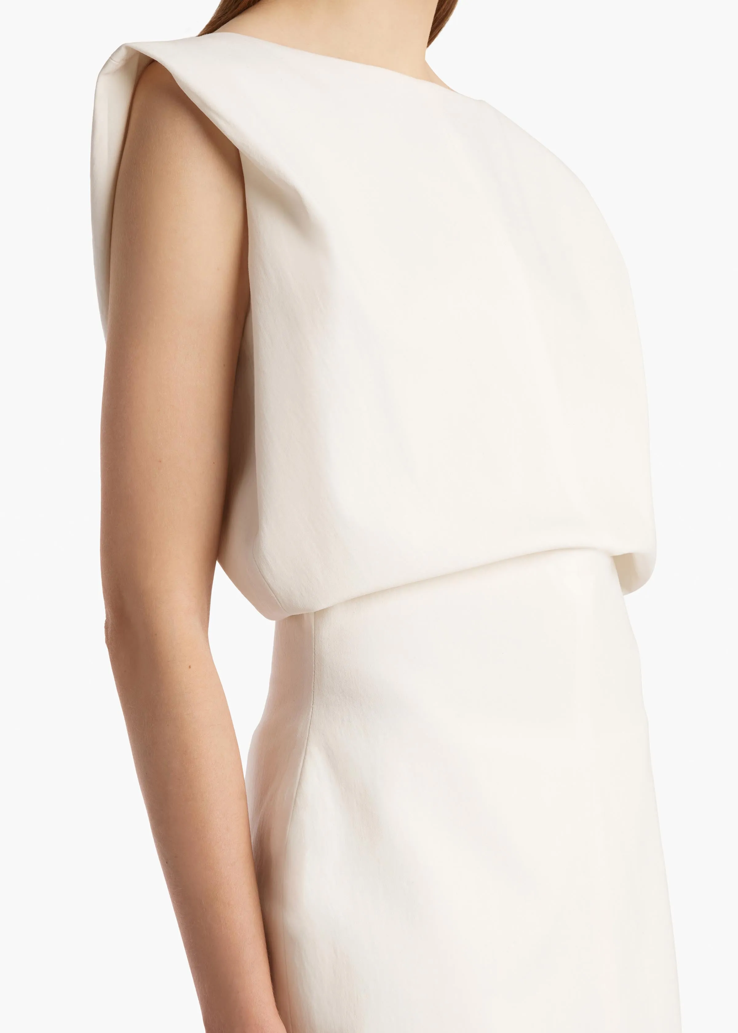 Toma Dress in Chalk sold by KHAITE product image thumbnail 5