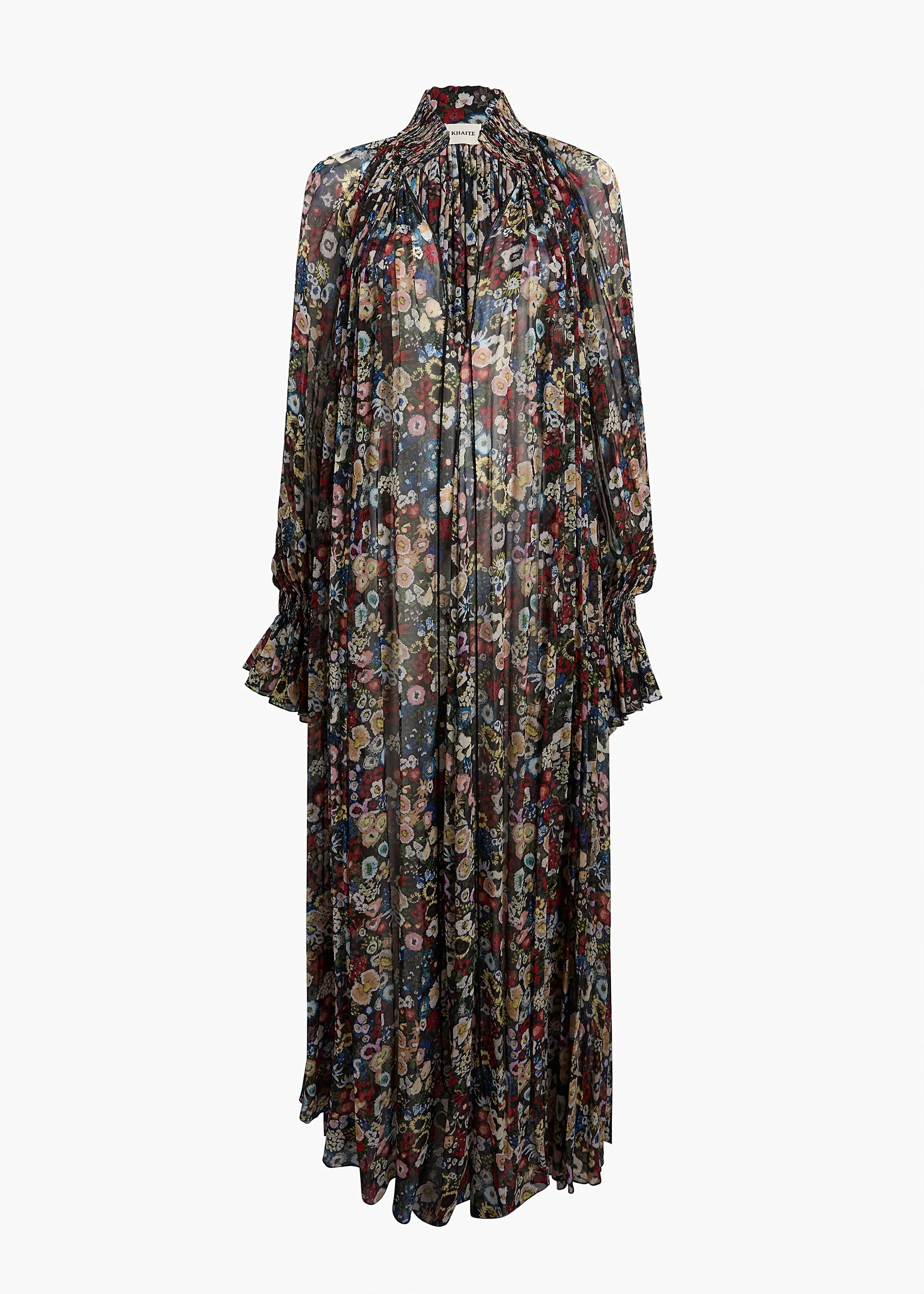 Edgar Dress in Black Multi sold by KHAITE