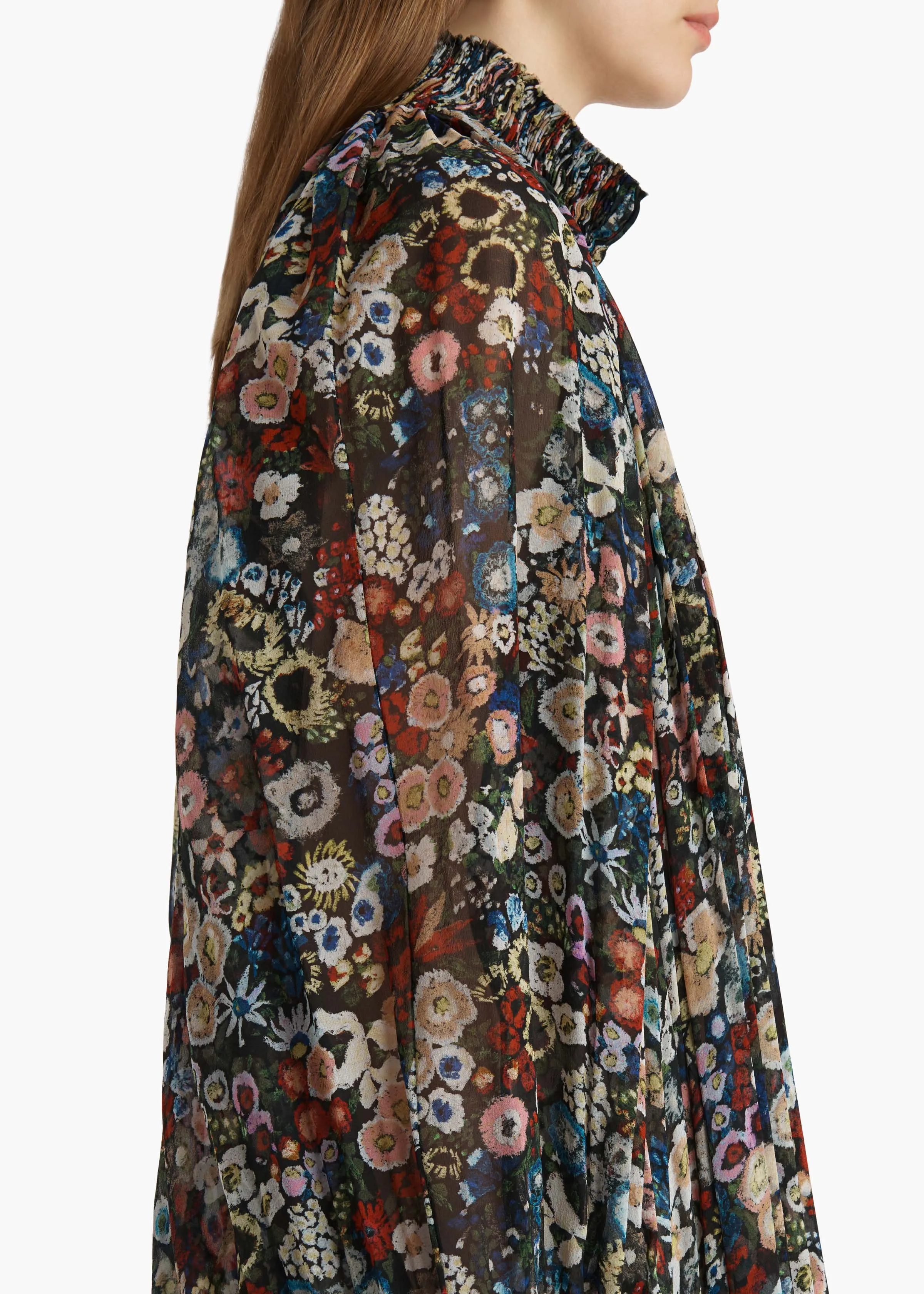 Edgar Dress in Black Multi sold by KHAITE product image thumbnail 5