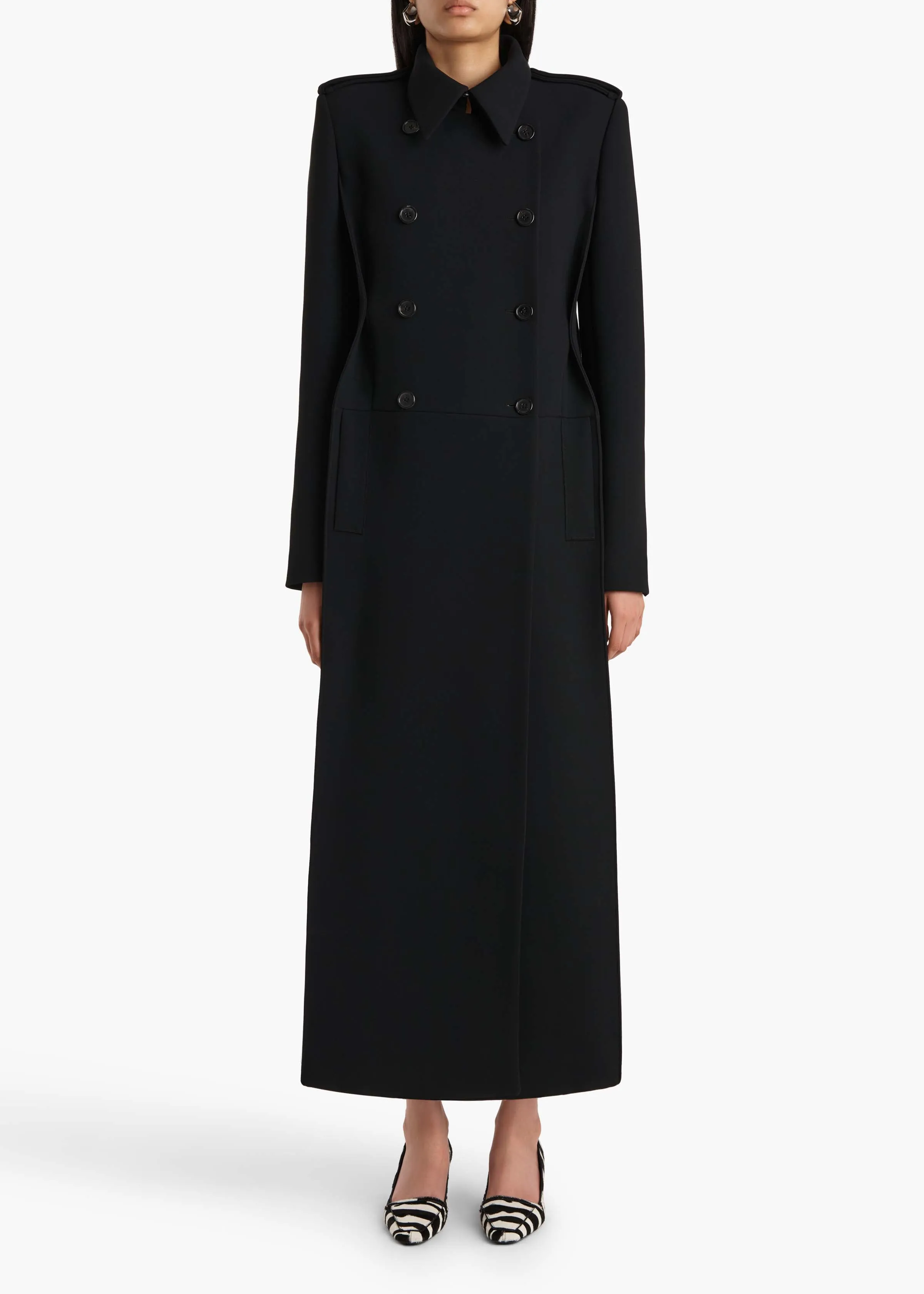 Alton Coat in Black sold by KHAITE product image thumbnail 2