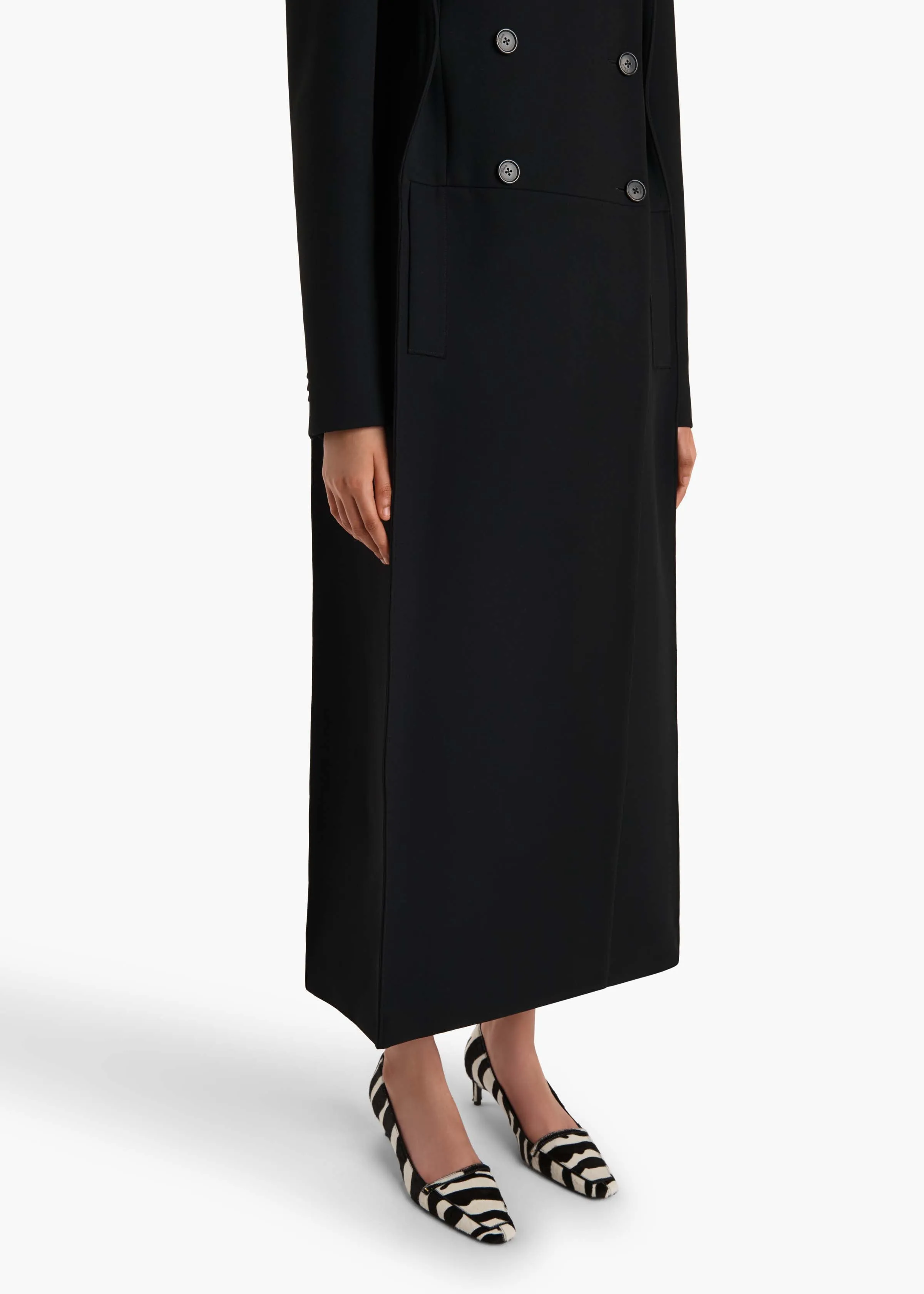 Alton Coat in Black sold by KHAITE product image thumbnail 5