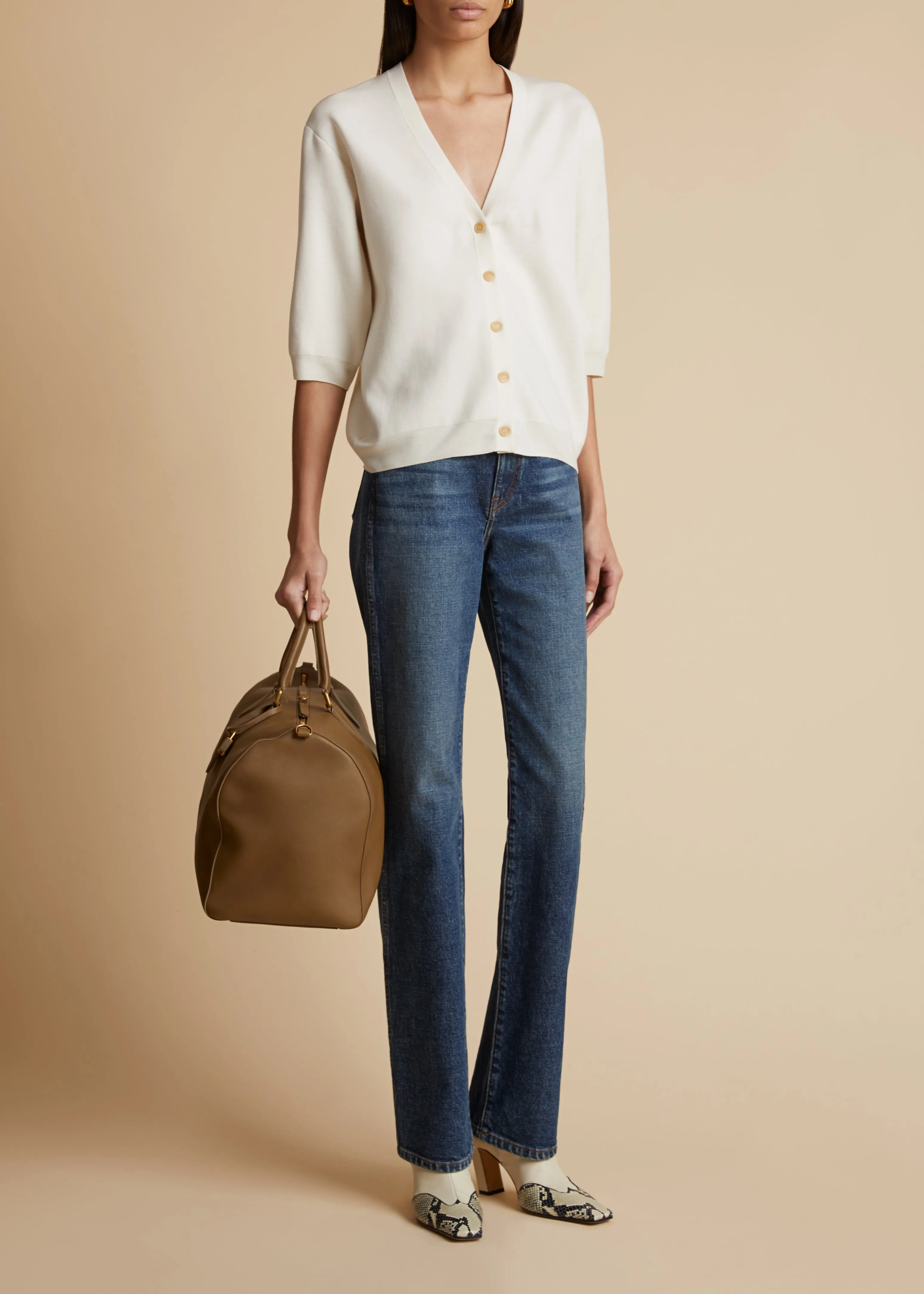 Tedi Cardigan in Glaze sold by KHAITE product image thumbnail 2