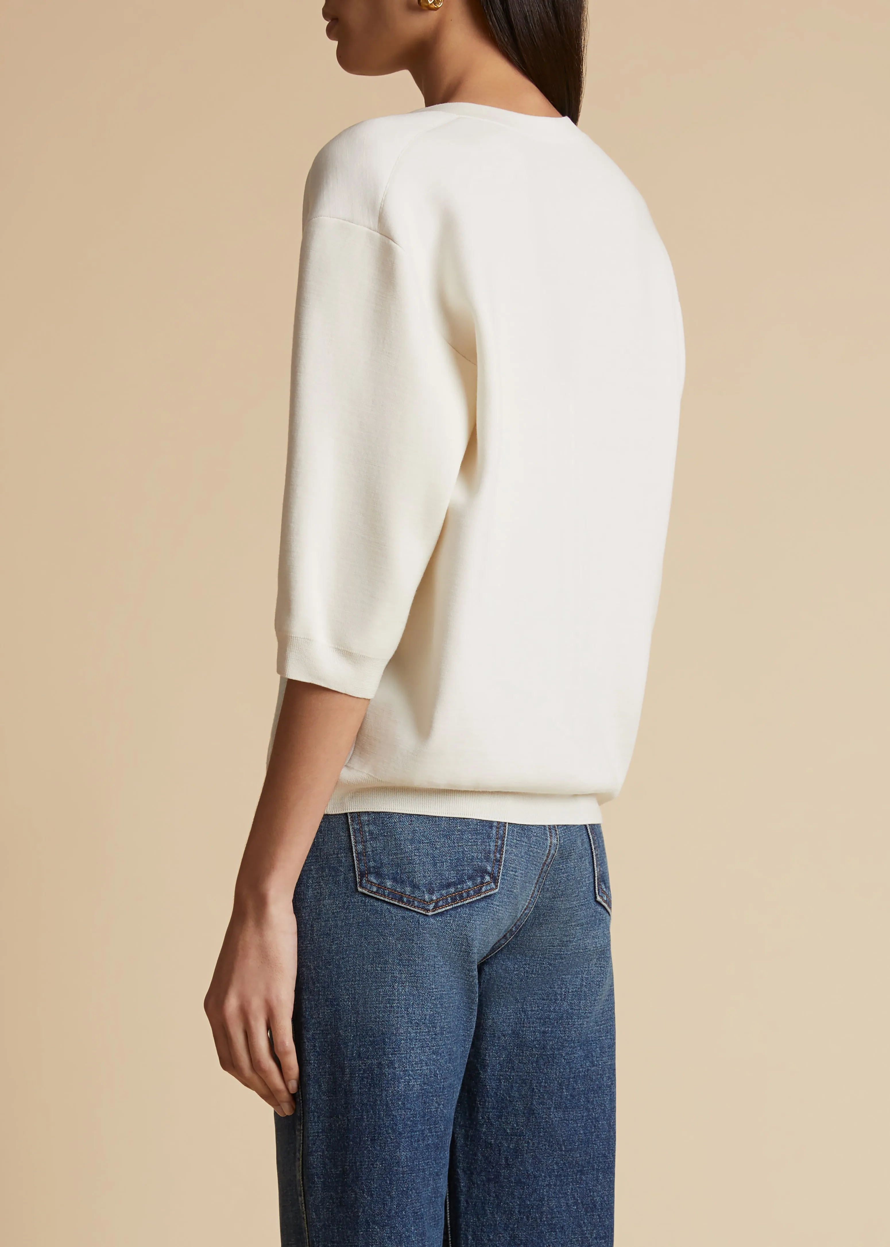 Tedi Cardigan in Glaze sold by KHAITE product image thumbnail 4