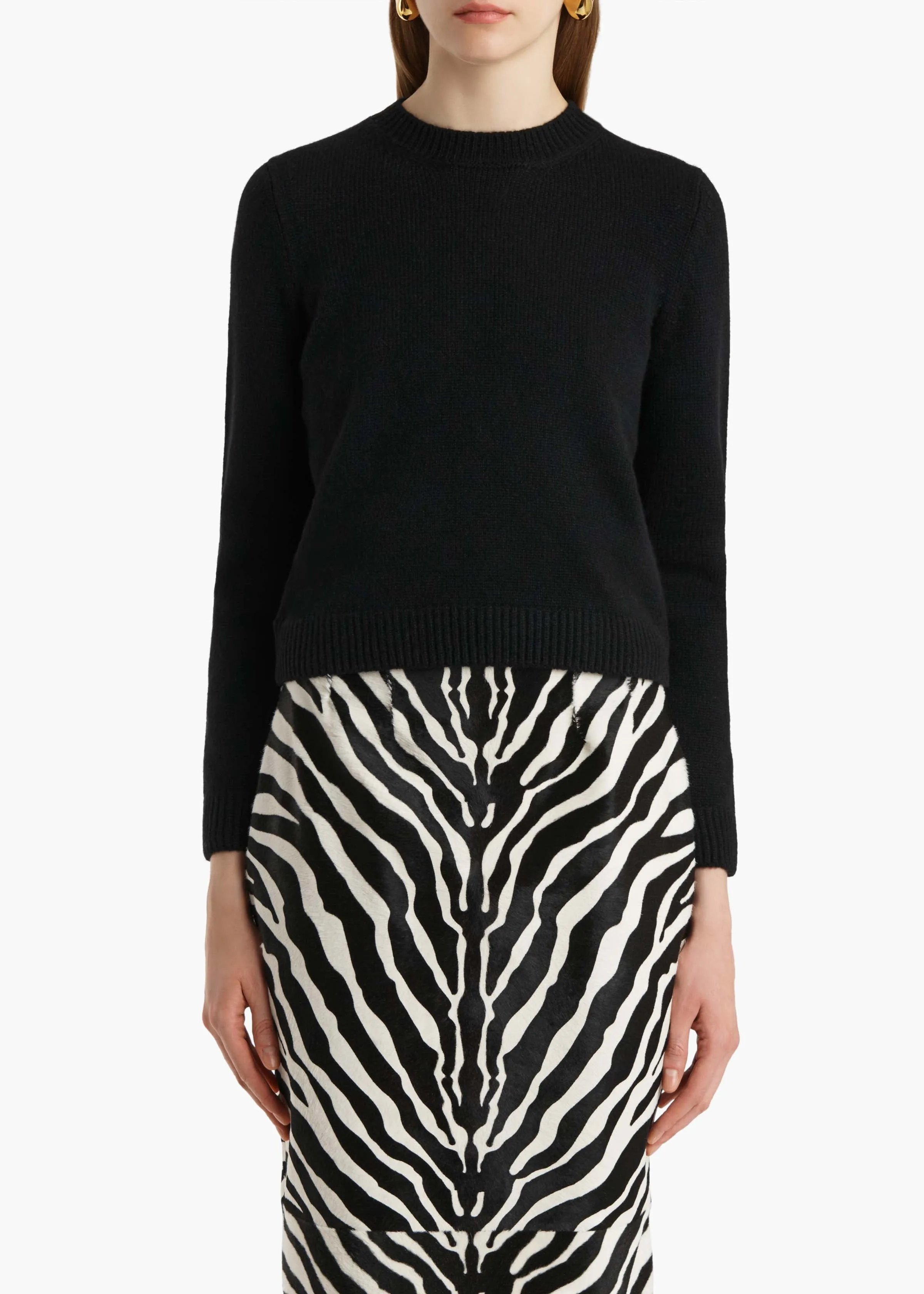 Leta Sweater in Black sold by KHAITE product image thumbnail 3