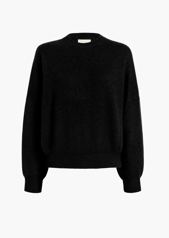 Margaux Sweater in Black sold by KHAITE