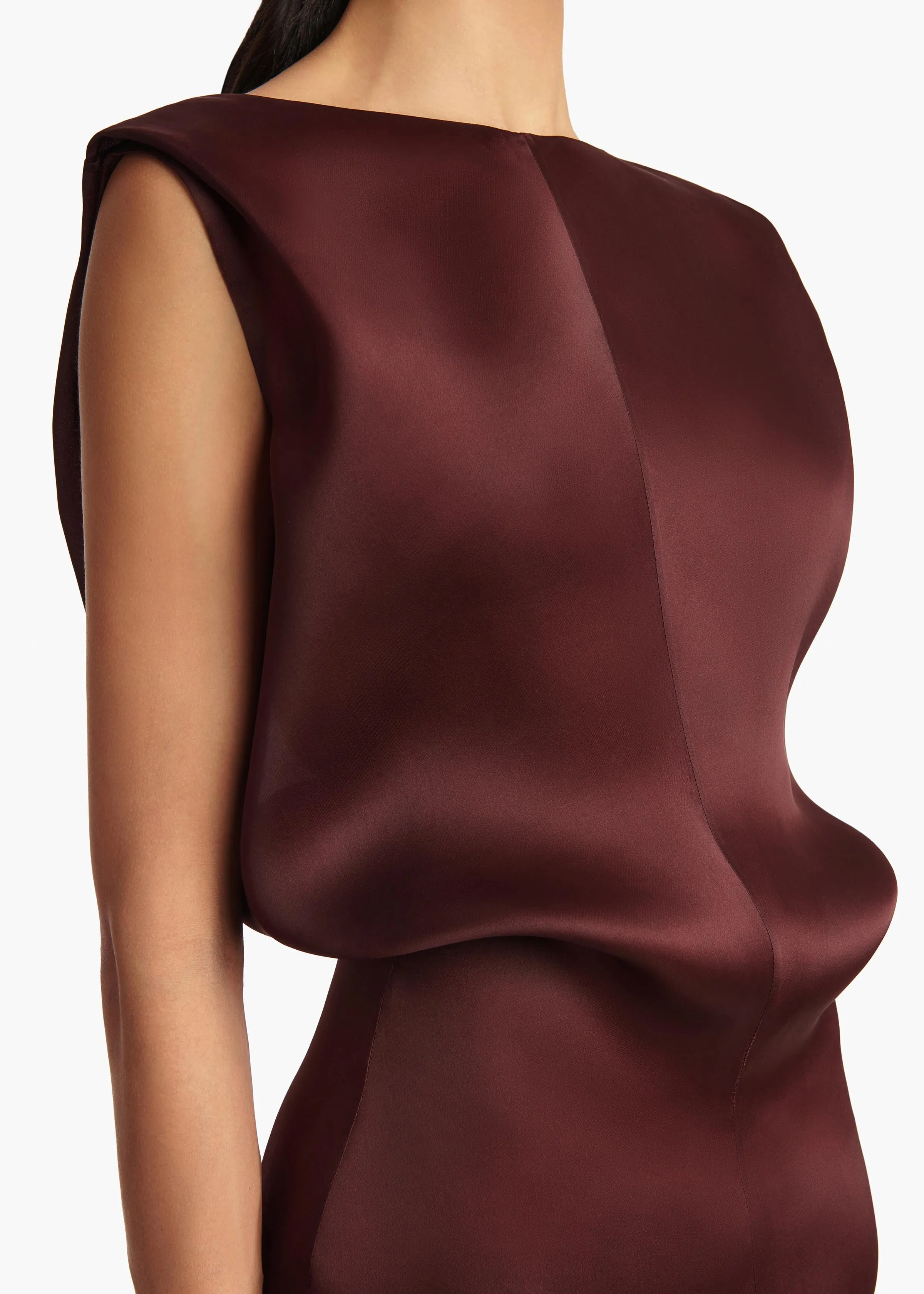 Toma Dress in Almandine sold by KHAITE product image thumbnail 5