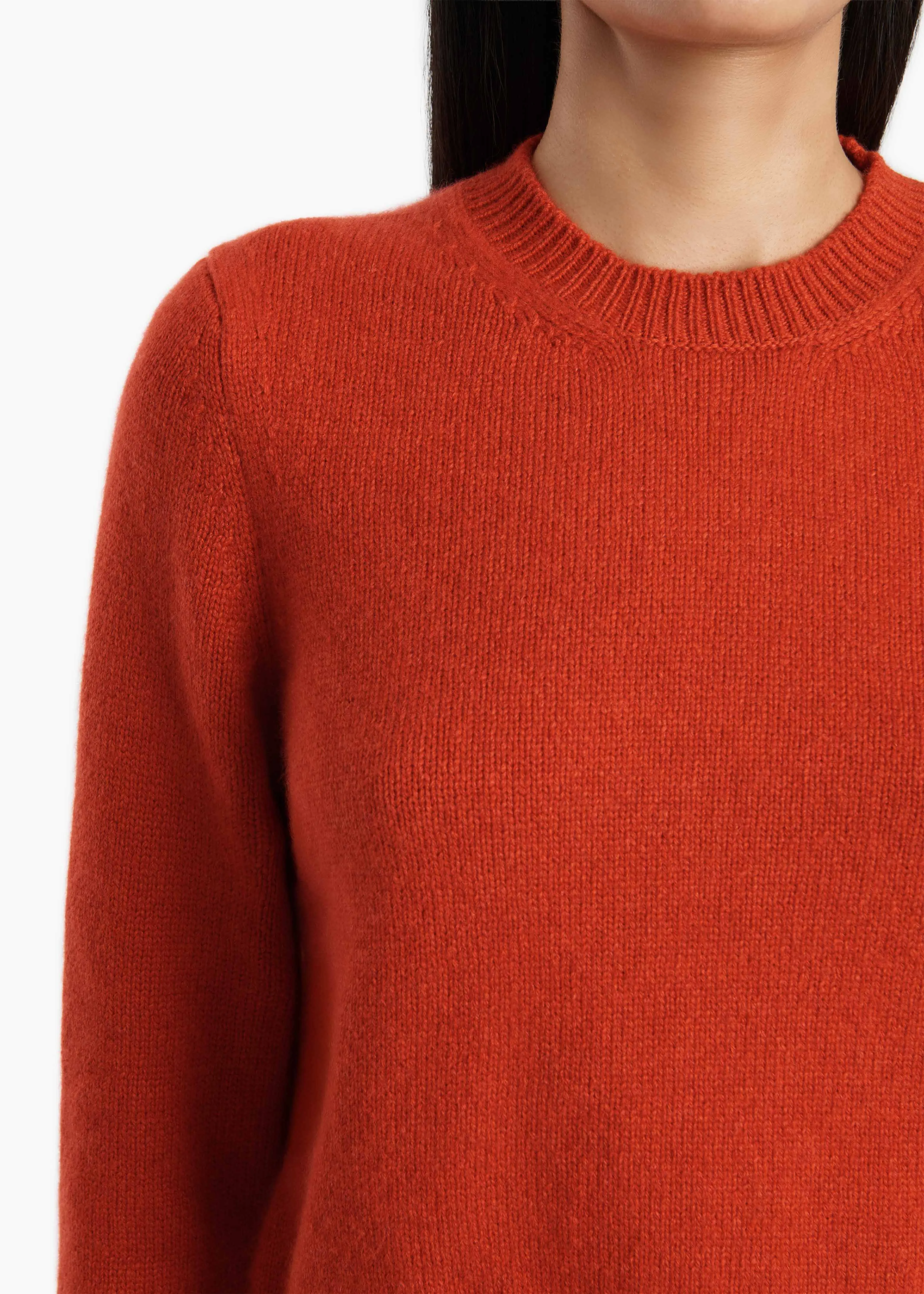 Leta Sweater in Persimmon sold by KHAITE product image thumbnail 5