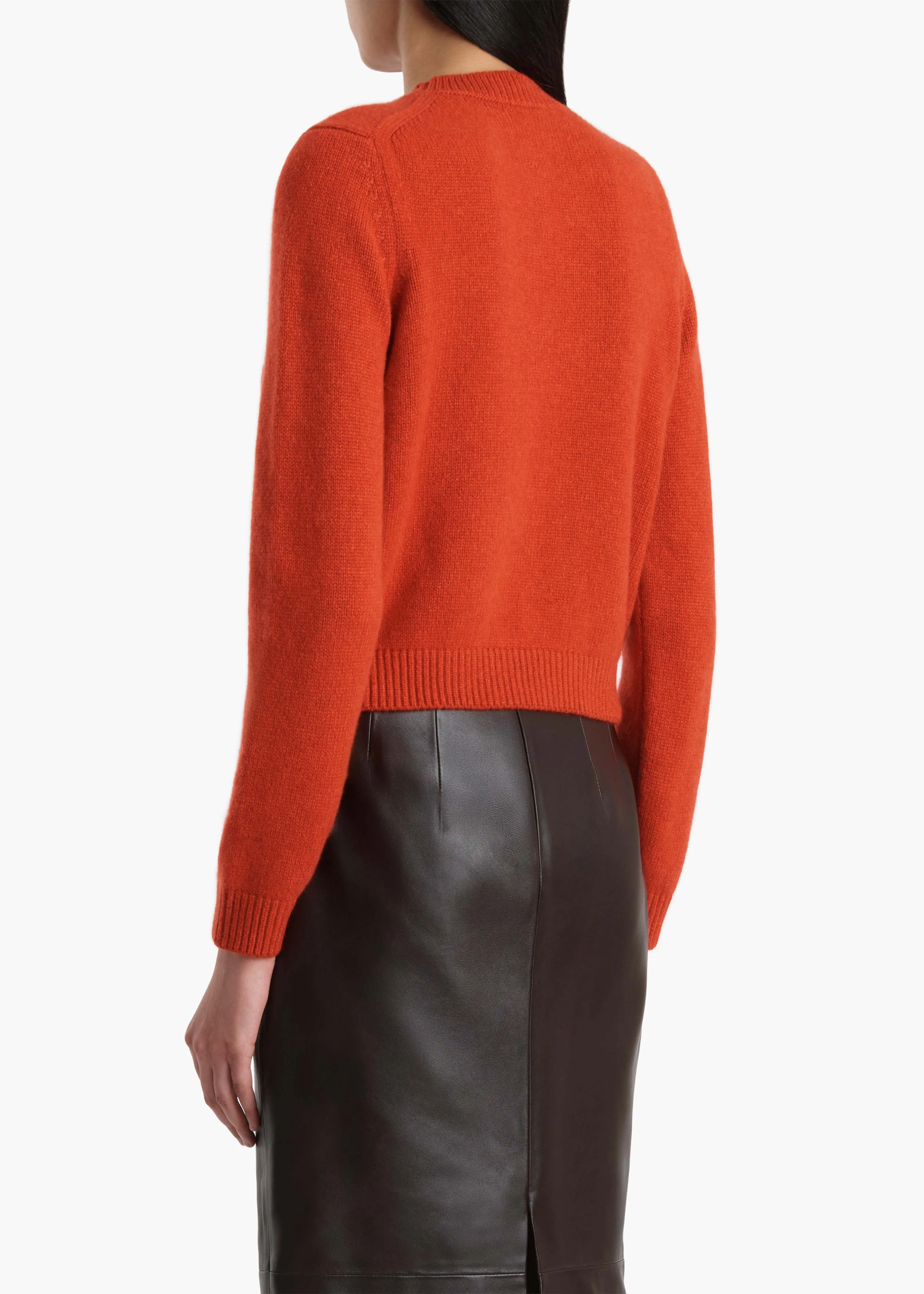 Leta Sweater in Persimmon sold by KHAITE product image thumbnail 4