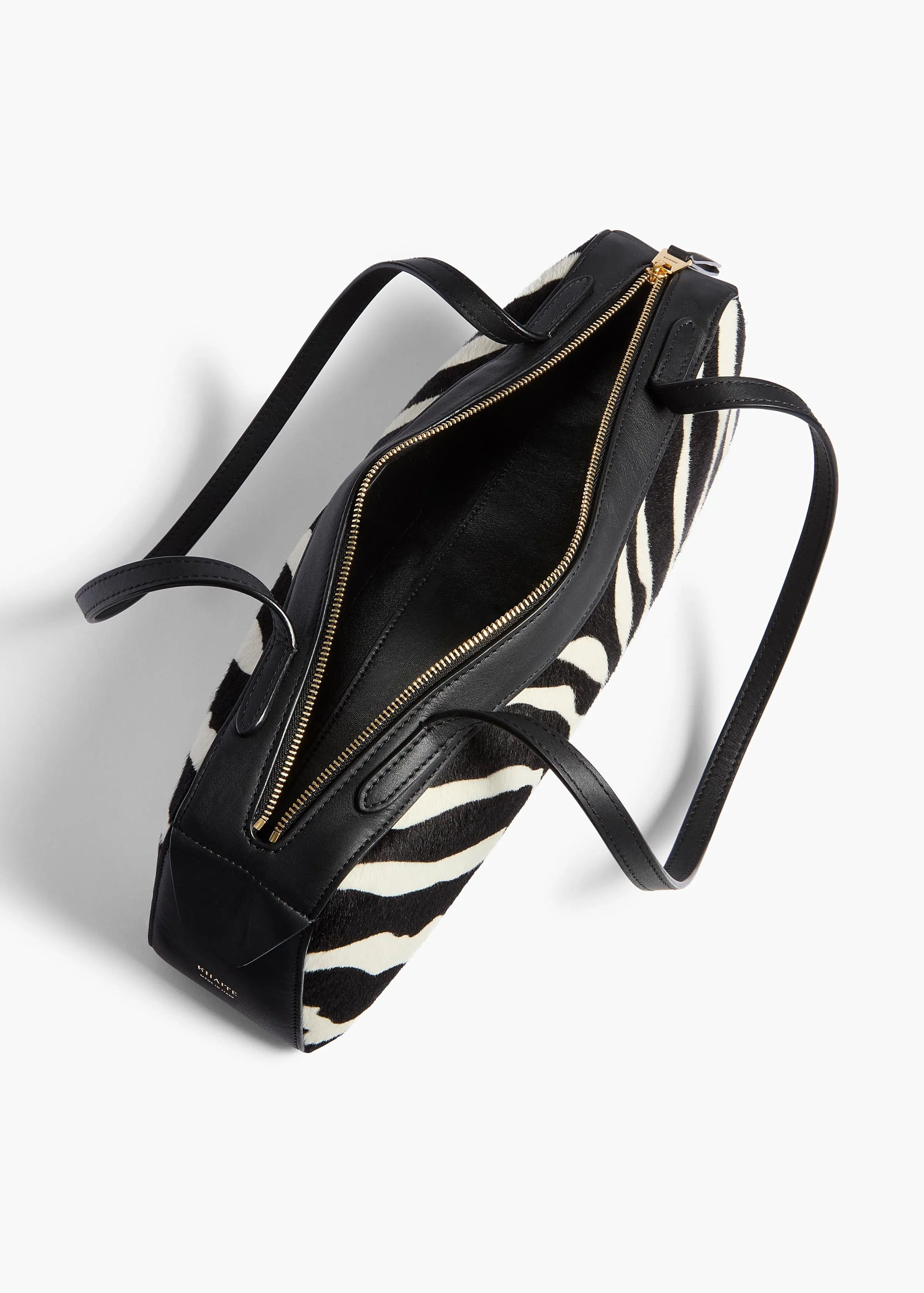 Simona Shoulder Bag in Zebra Print Haircalf sold by KHAITE product image thumbnail 4