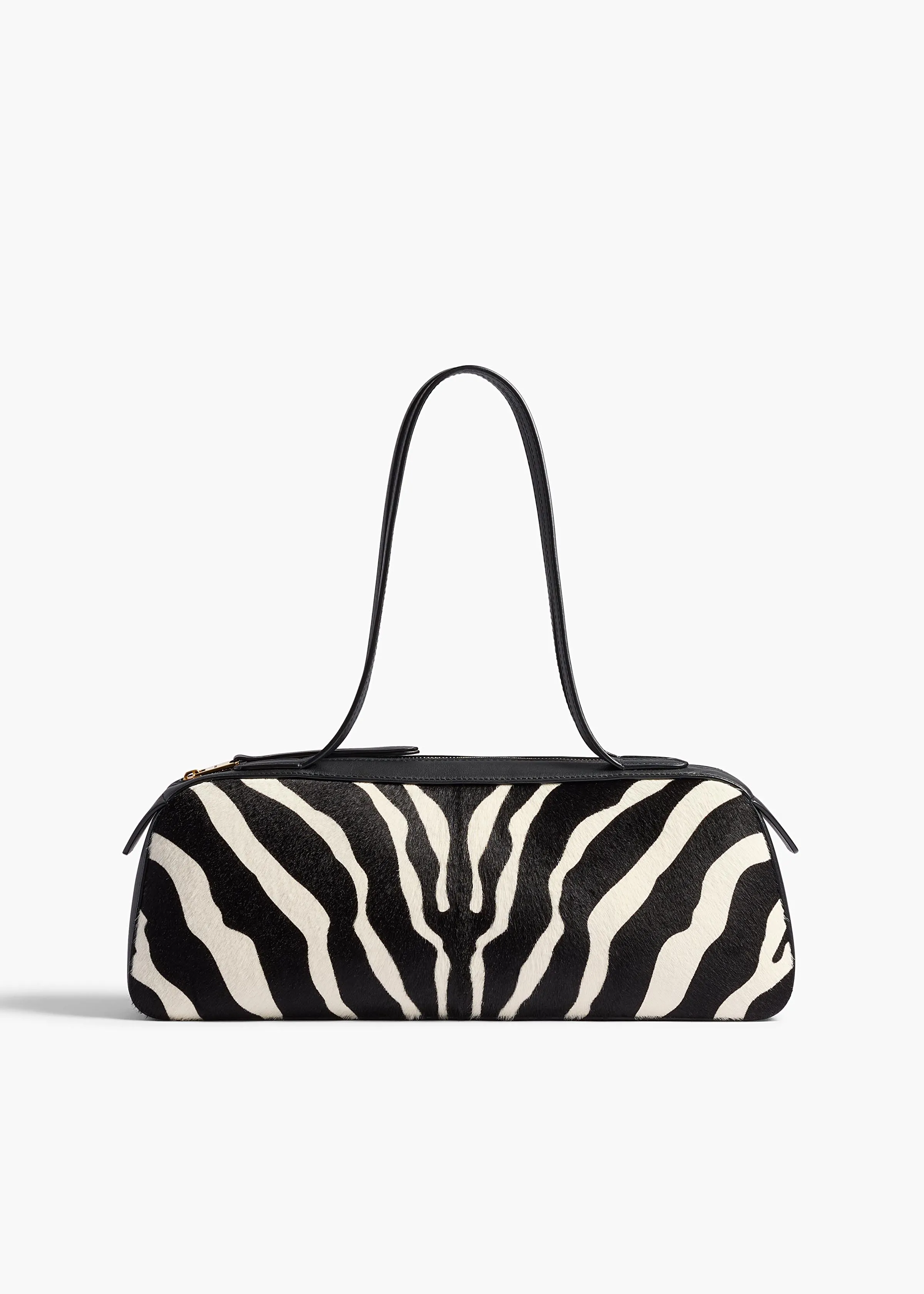 Simona Shoulder Bag in Zebra Print Haircalf sold by KHAITE