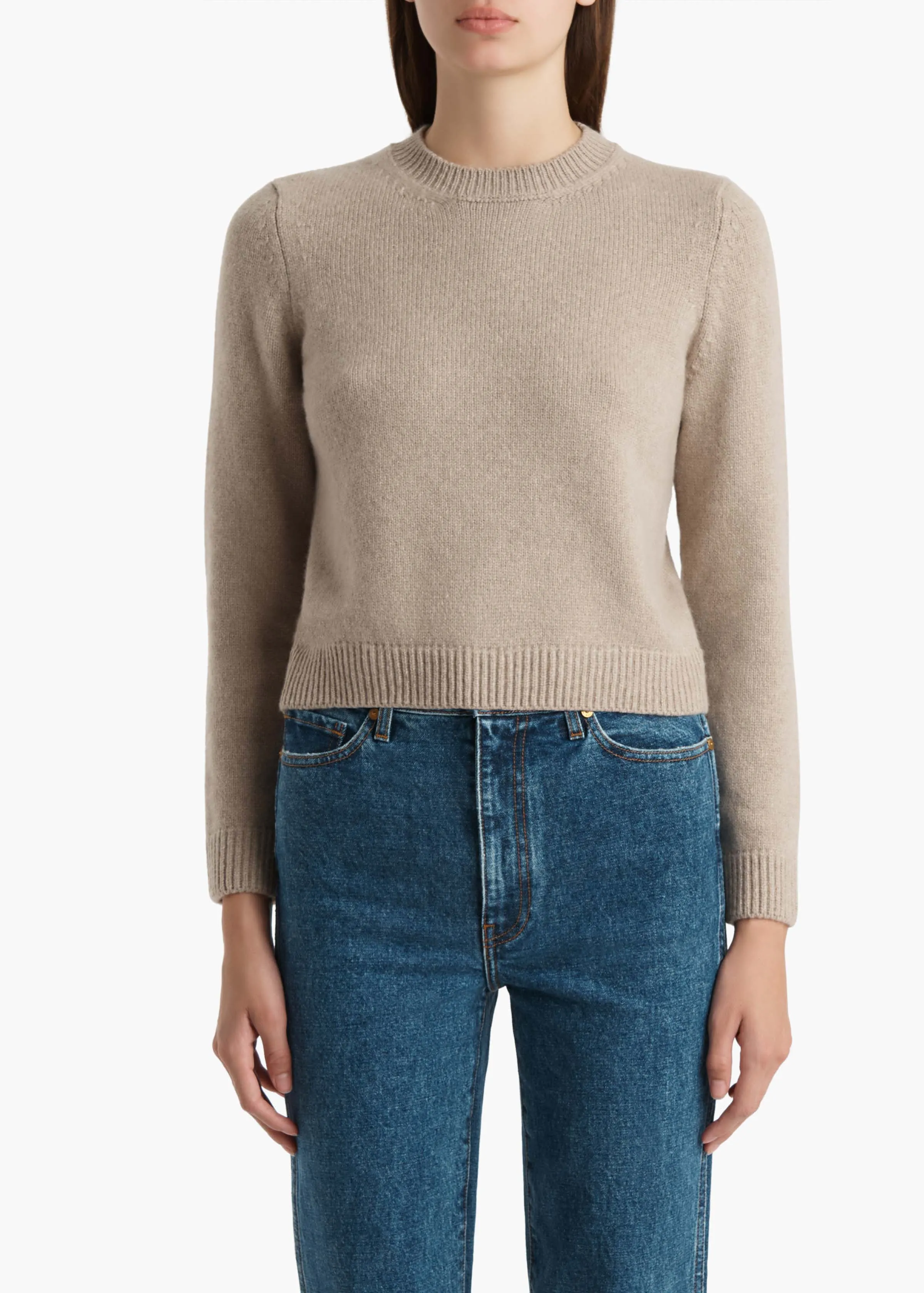 Leta Sweater in Putty sold by KHAITE product image thumbnail 3