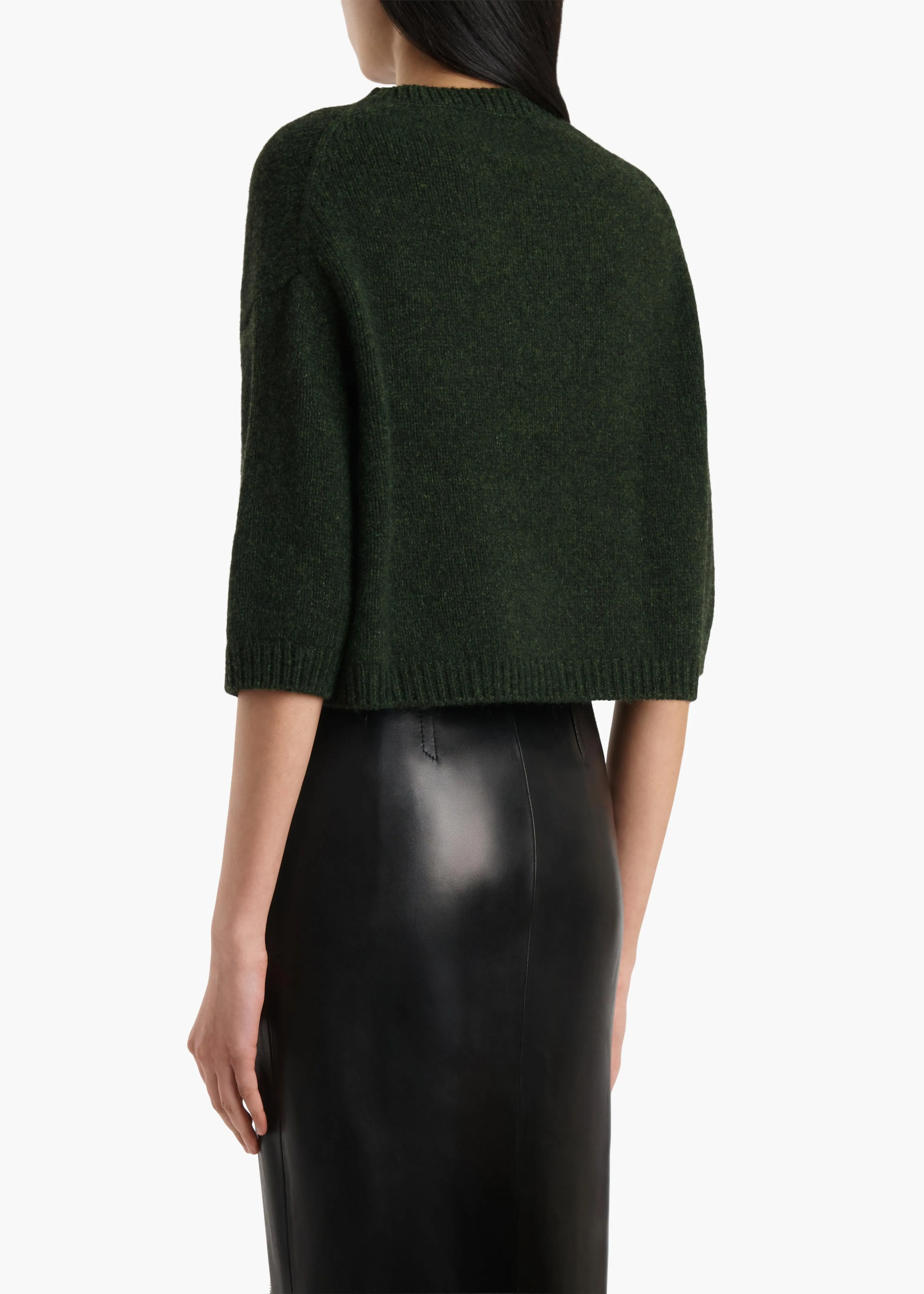 Sabina Sweater in Seaweed sold by KHAITE product image thumbnail 4