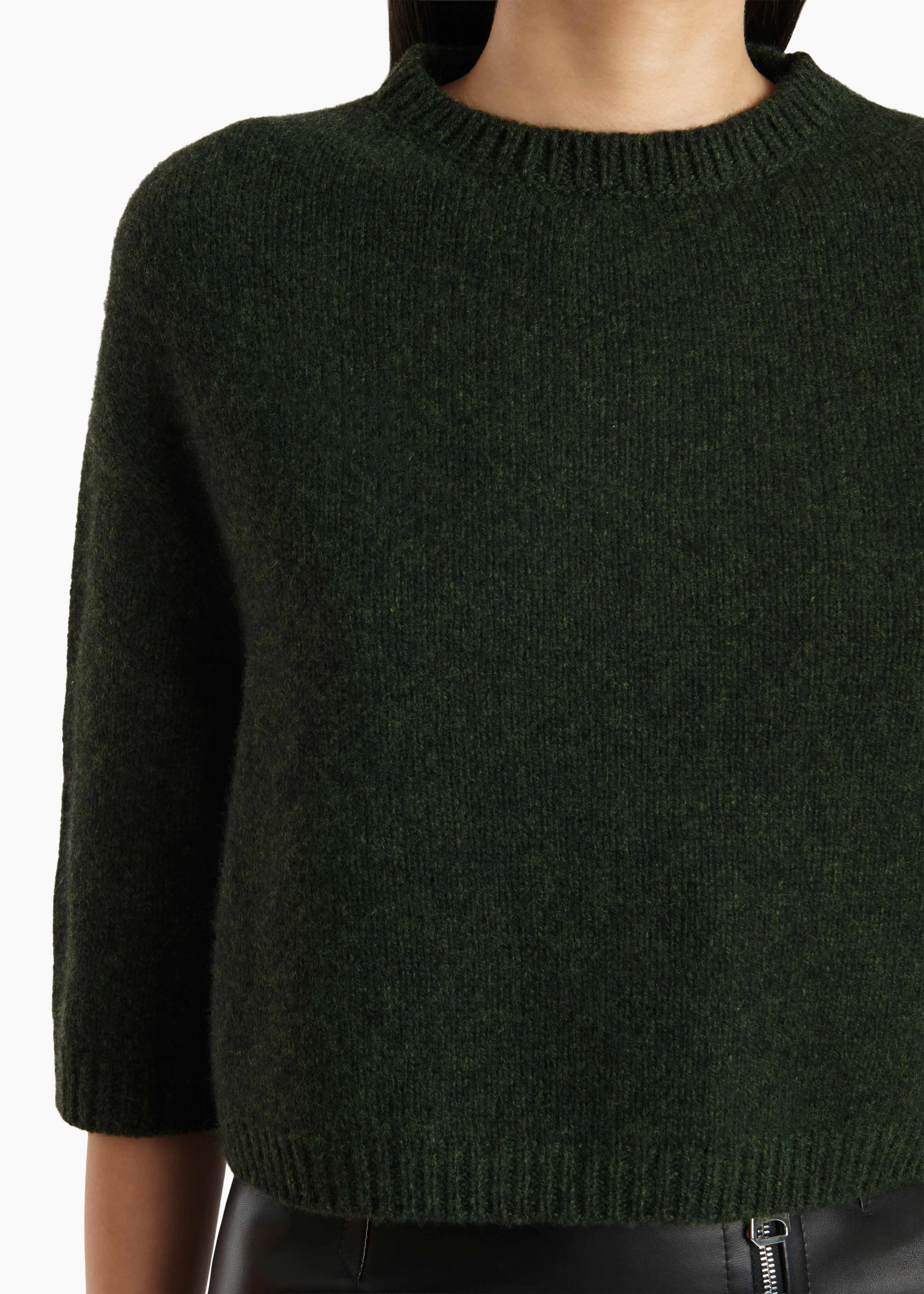 Sabina Sweater in Seaweed sold by KHAITE product image thumbnail 5