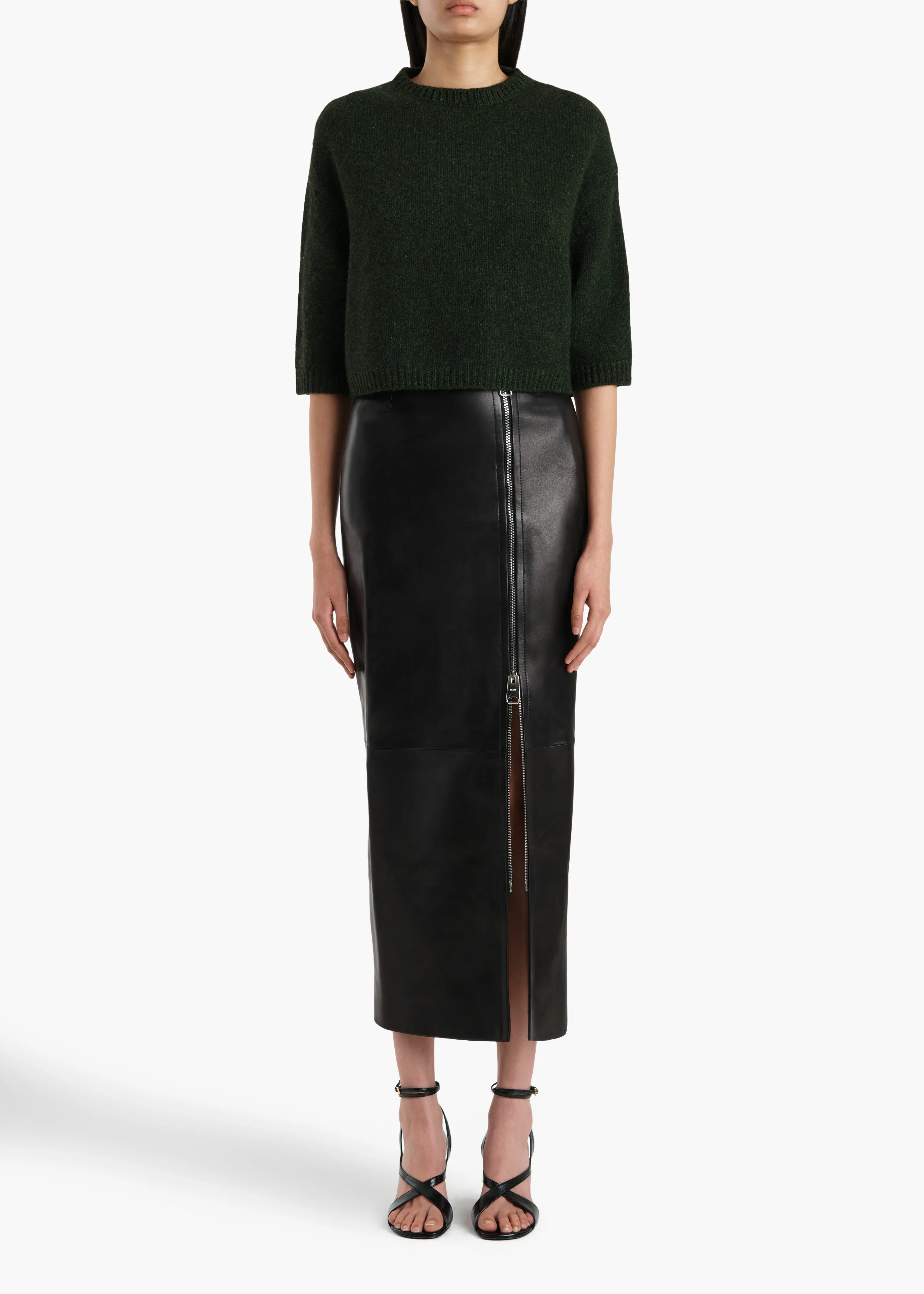 Sabina Sweater in Seaweed sold by KHAITE product image thumbnail 2