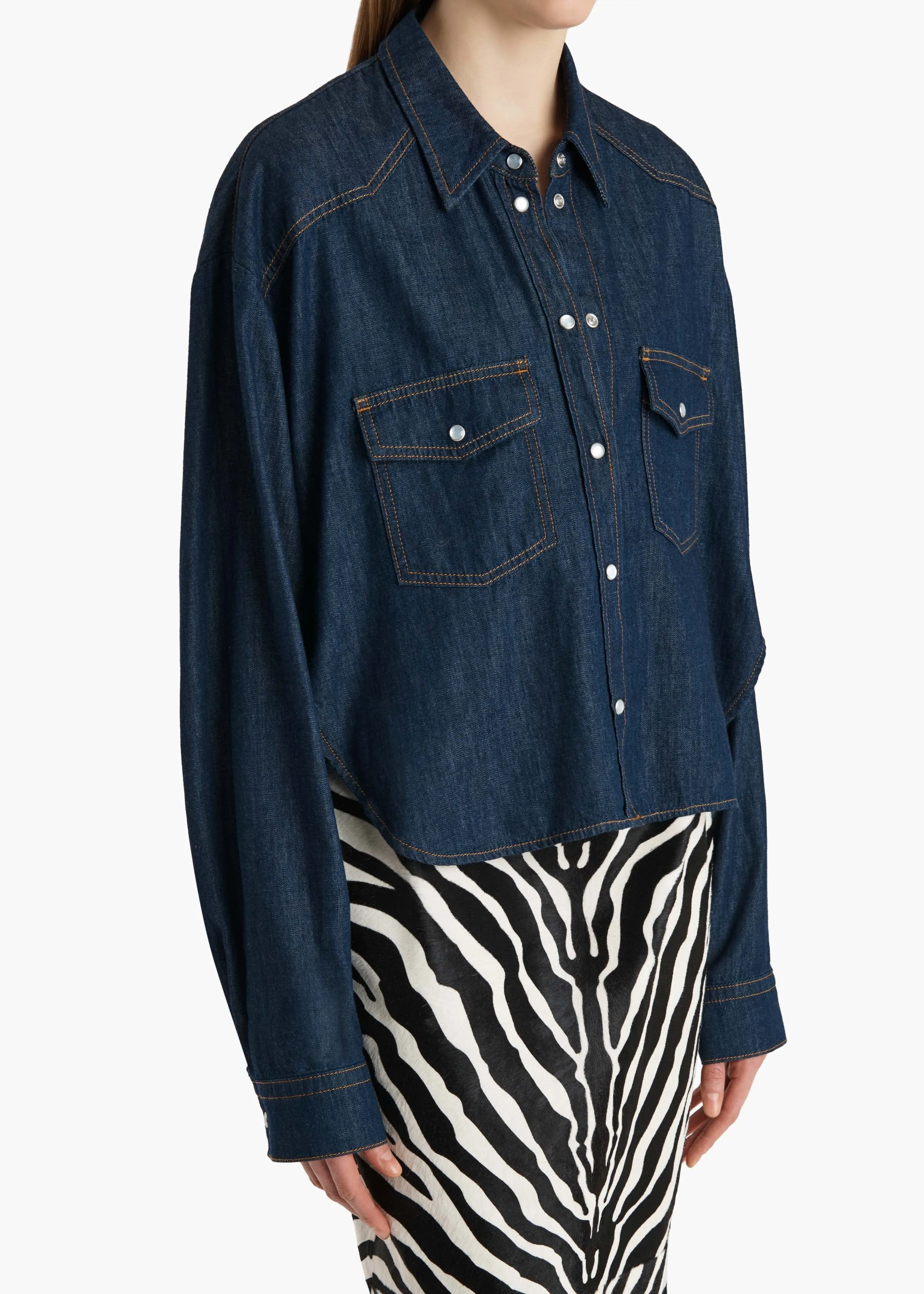 Grenon Top in Benson sold by KHAITE product image thumbnail 5