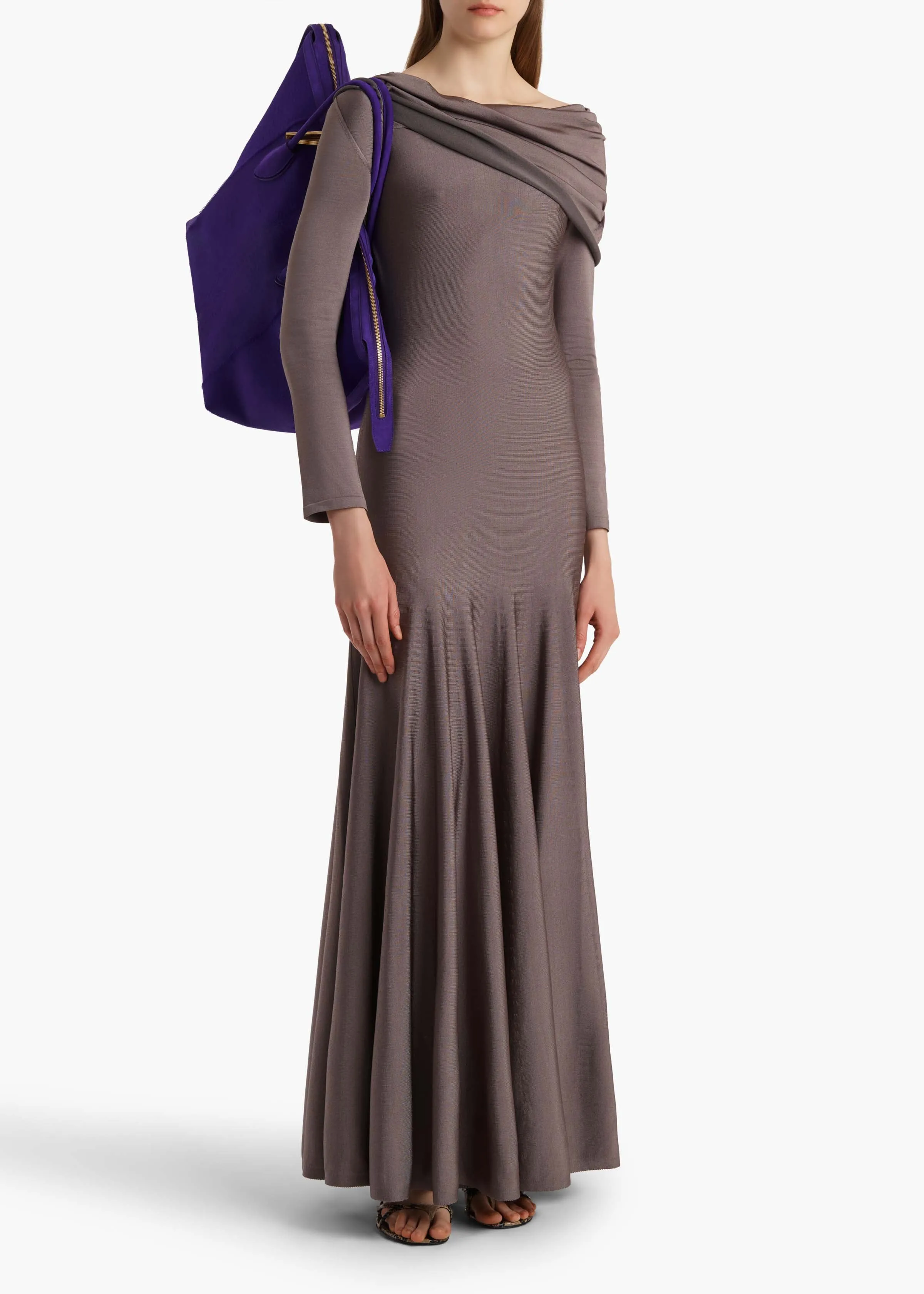 Genesis Dress in Titanium sold by KHAITE product image thumbnail 2