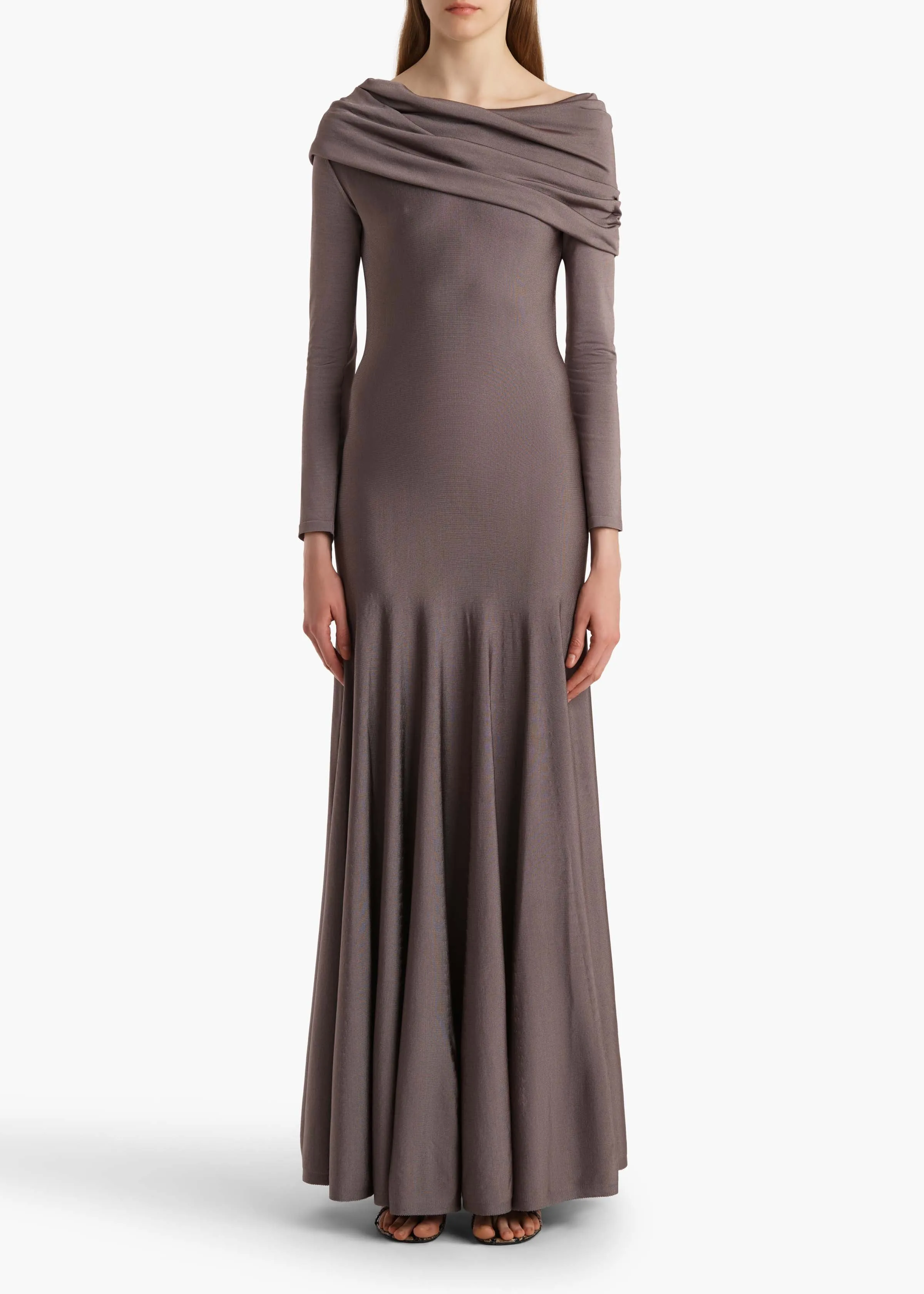 Genesis Dress in Titanium sold by KHAITE product image thumbnail 3
