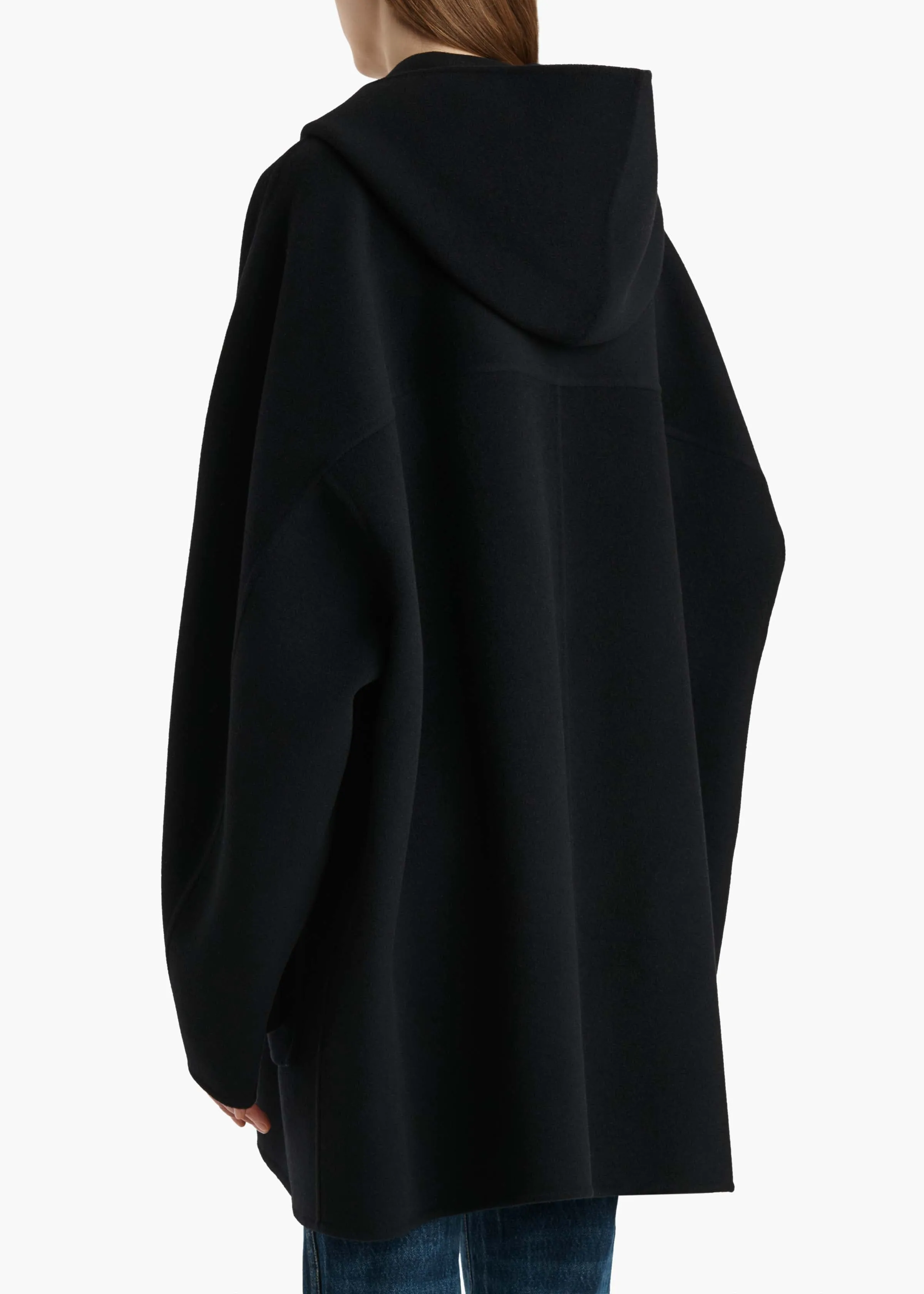 Hessner Coat in Black sold by KHAITE product image thumbnail 5