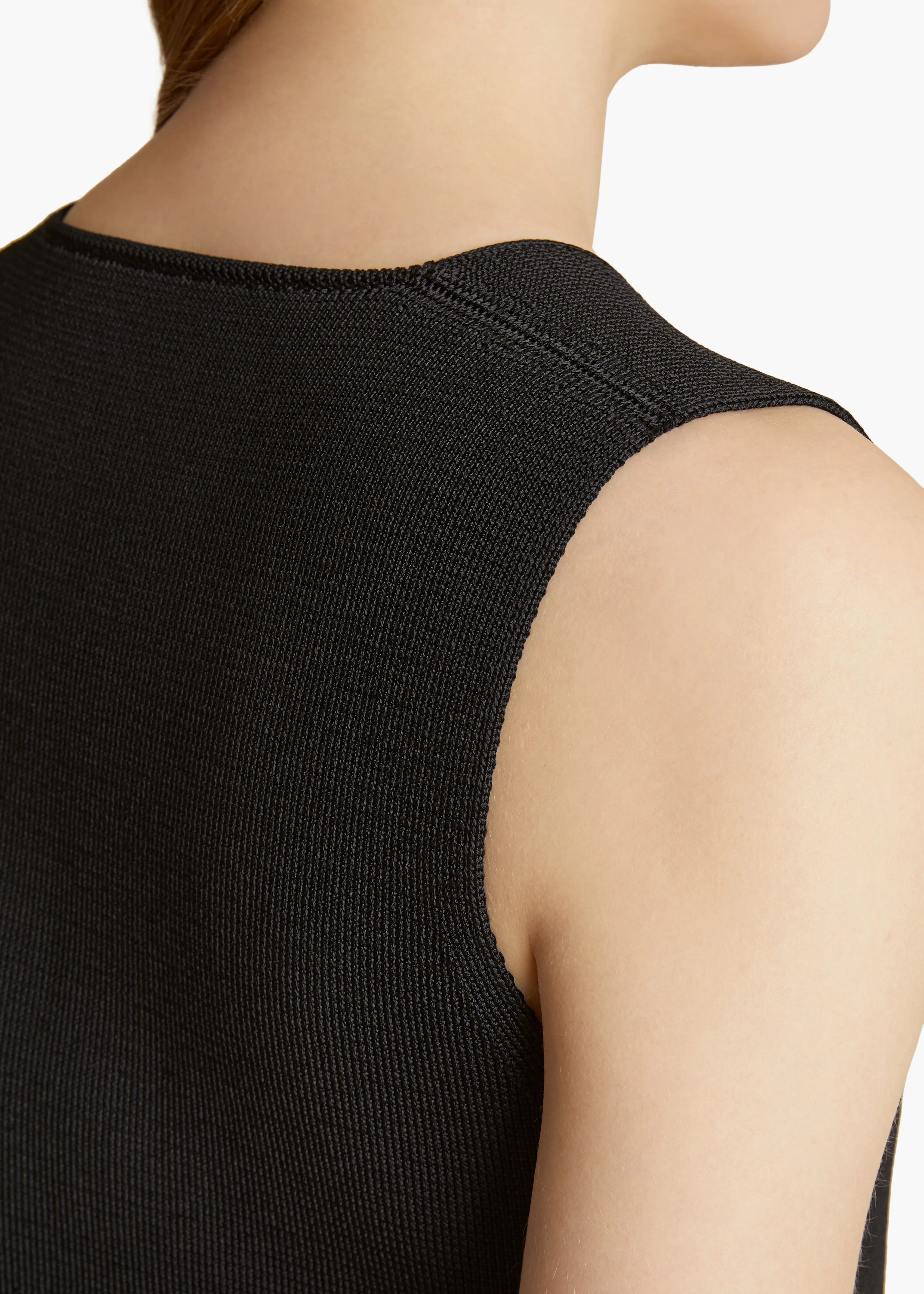 Heidi Top in Black sold by KHAITE product image thumbnail 4