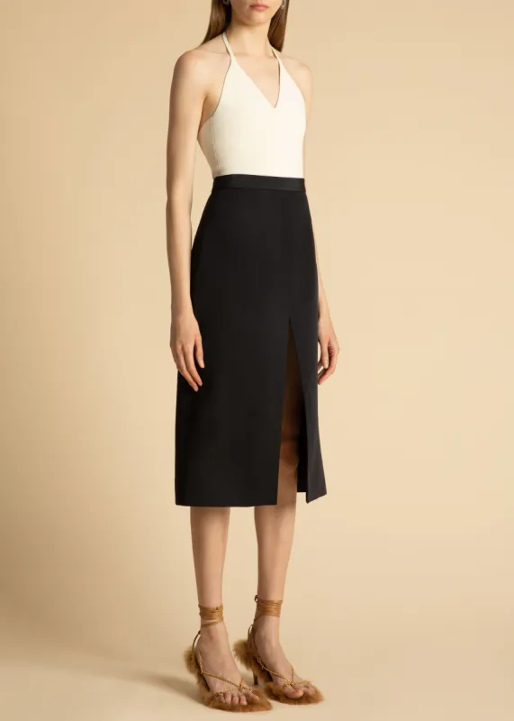 The Thaiane Top in Ivory made by KHAITE