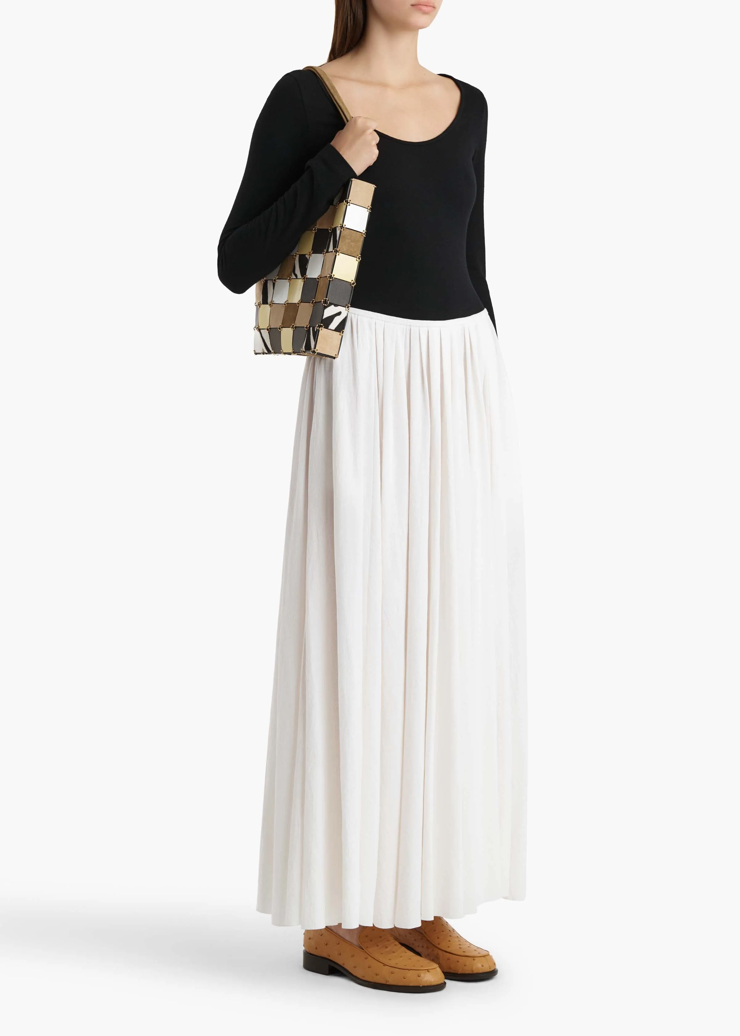 Carlotta Dress in Black and White sold by KHAITE product image thumbnail 2