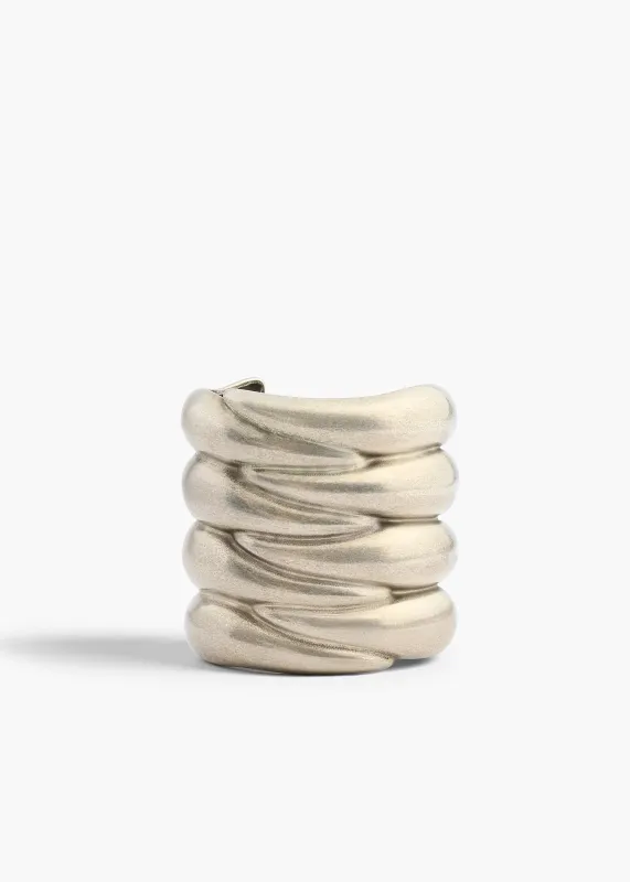 Cyclone Bracelet in Antique Silver sold by KHAITE