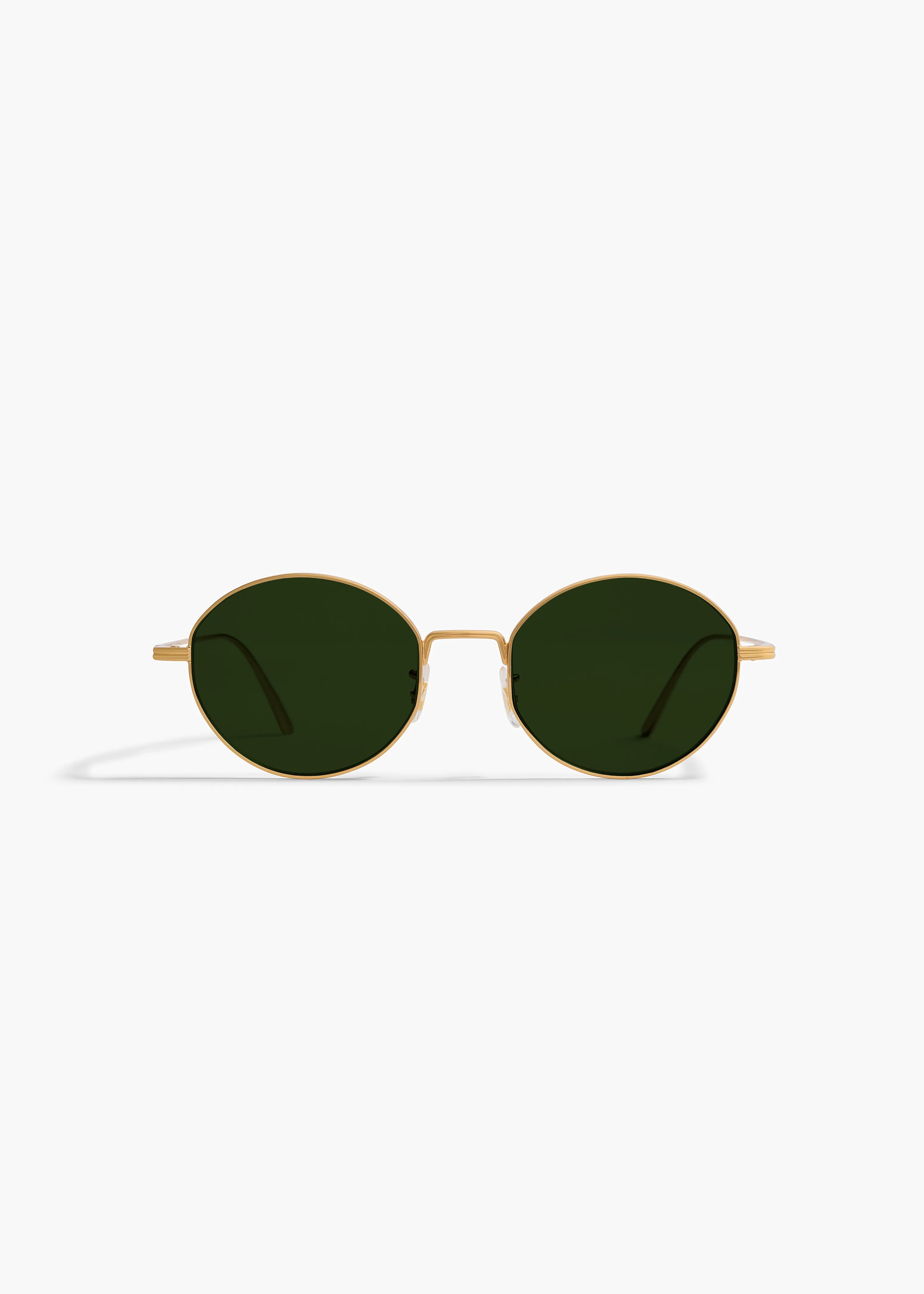 KHAITE x Oliver Peoples 1994C in Gold and Green sold by KHAITE
