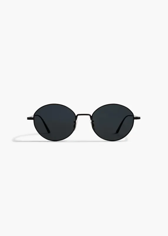 KHAITE x Oliver Peoples 1994C in Matte Black and Grey sold by KHAITE