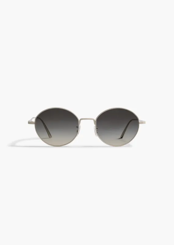 KHAITE x Oliver Peoples 1994C in Silver and Grey Gradient made by KHAITE
