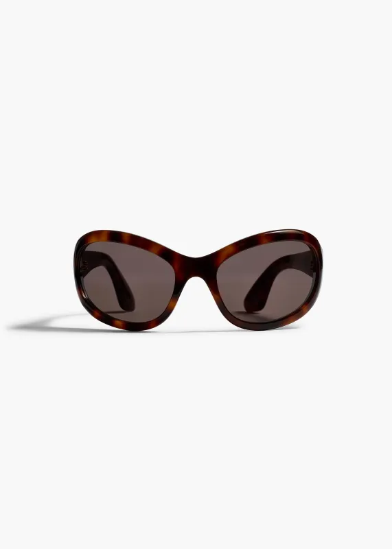 KHAITE x Oliver Peoples 1967C in Dark Mahogany and Brown sold by KHAITE
