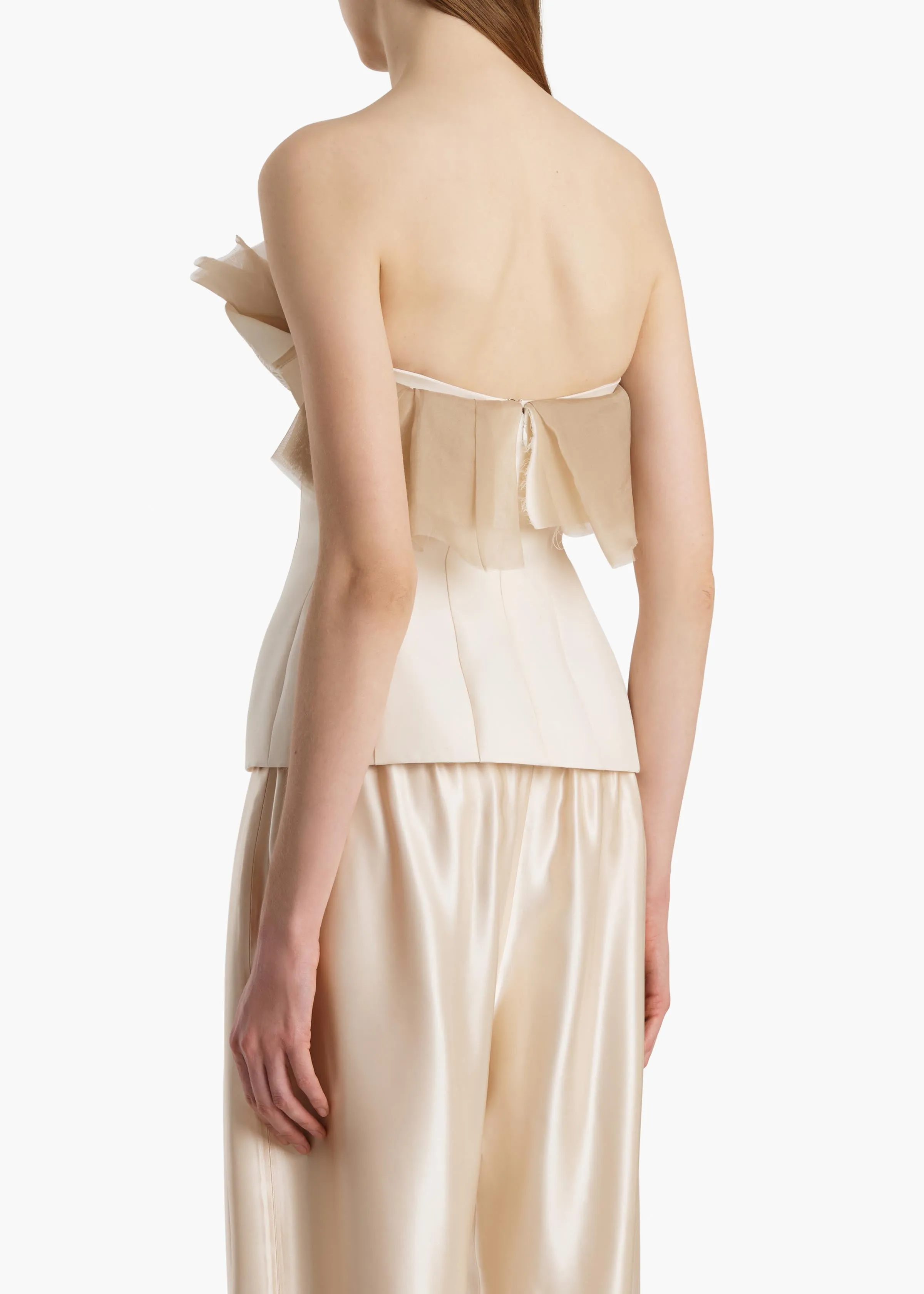 Sal Top in Cream sold by KHAITE product image thumbnail 4