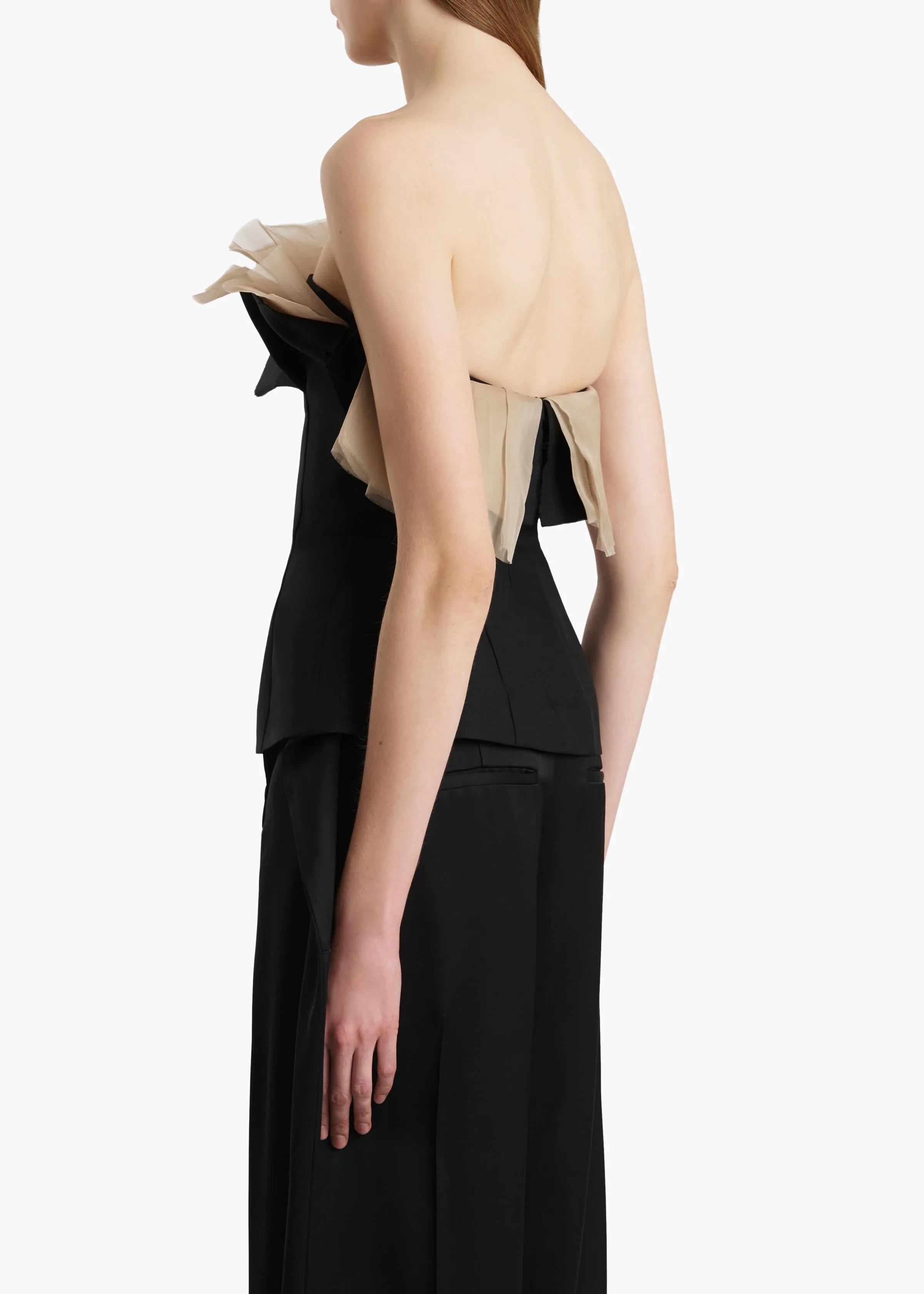Sal Top in Black sold by KHAITE product image thumbnail 4