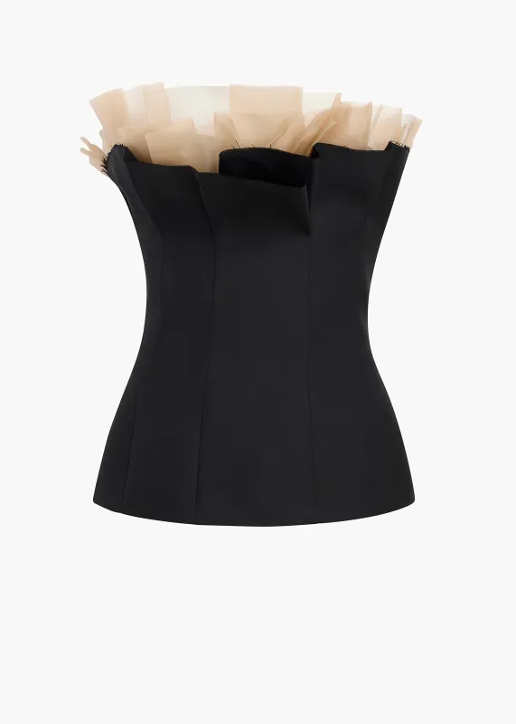 Sal Top in Black made by KHAITE