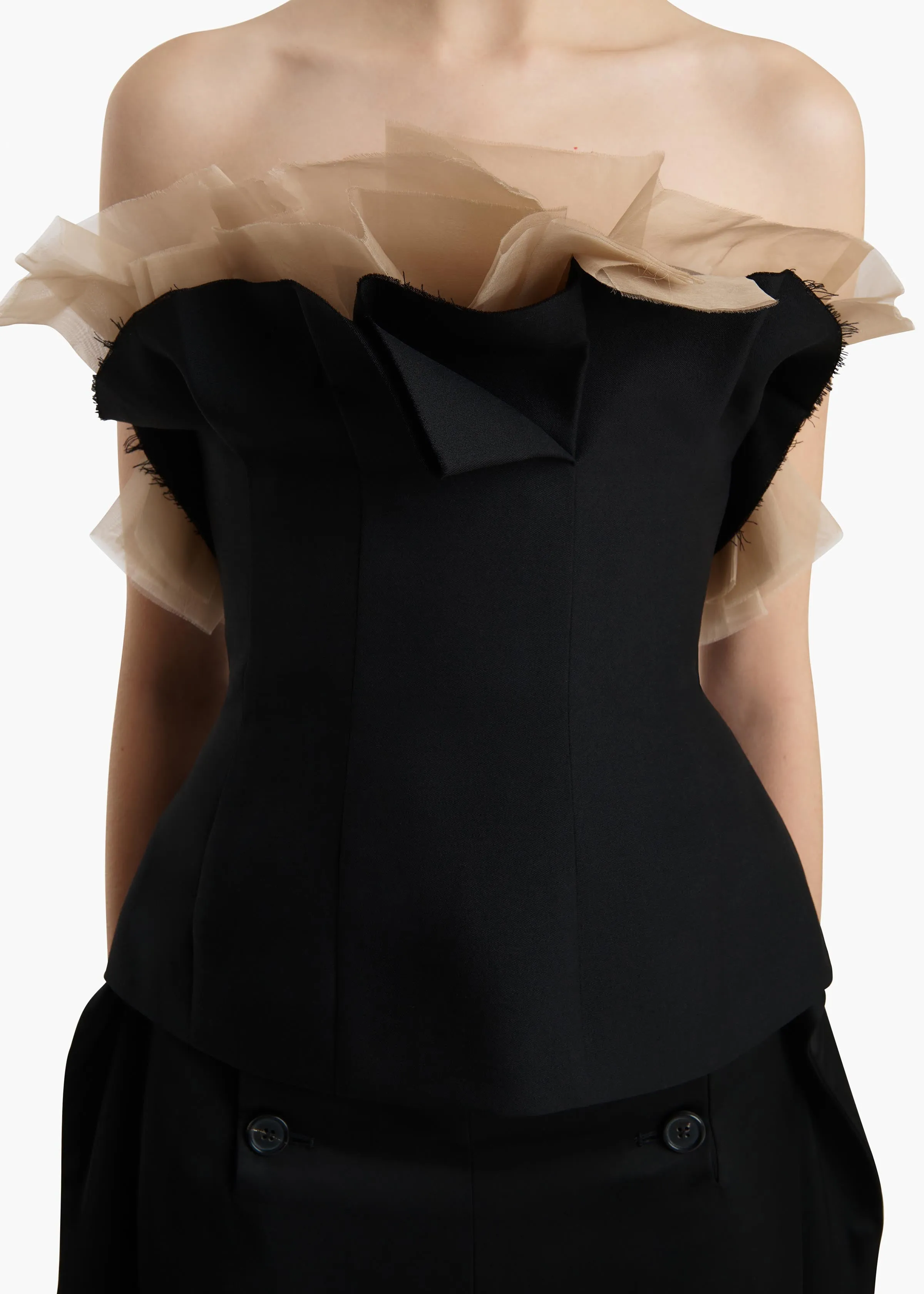 Sal Top in Black sold by KHAITE product image thumbnail 5