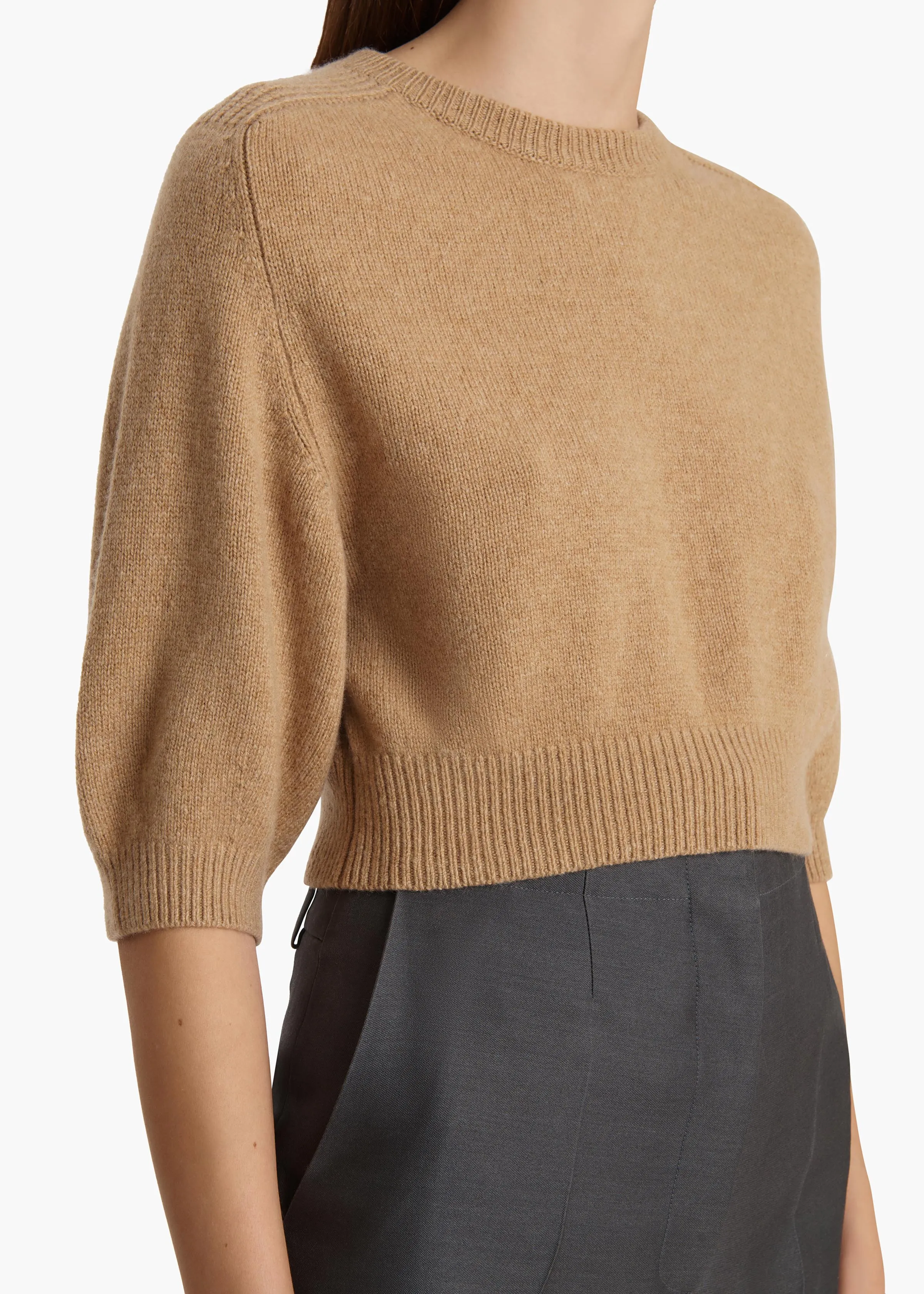 Lorelai Sweater in Camel sold by KHAITE product image thumbnail 5