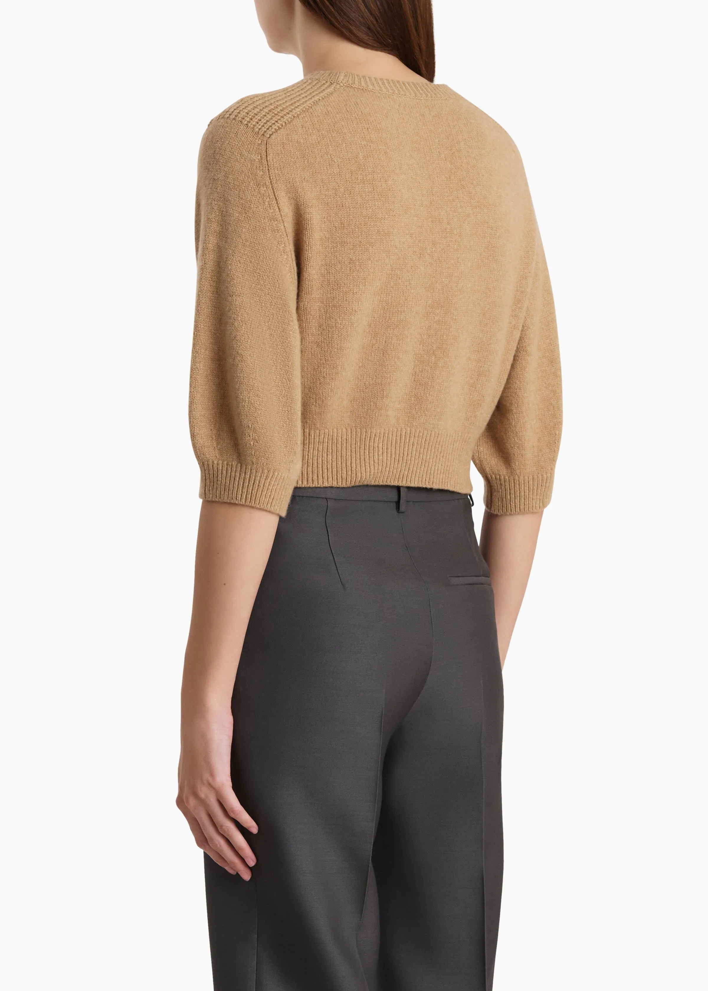Lorelai Sweater in Camel sold by KHAITE product image thumbnail 4