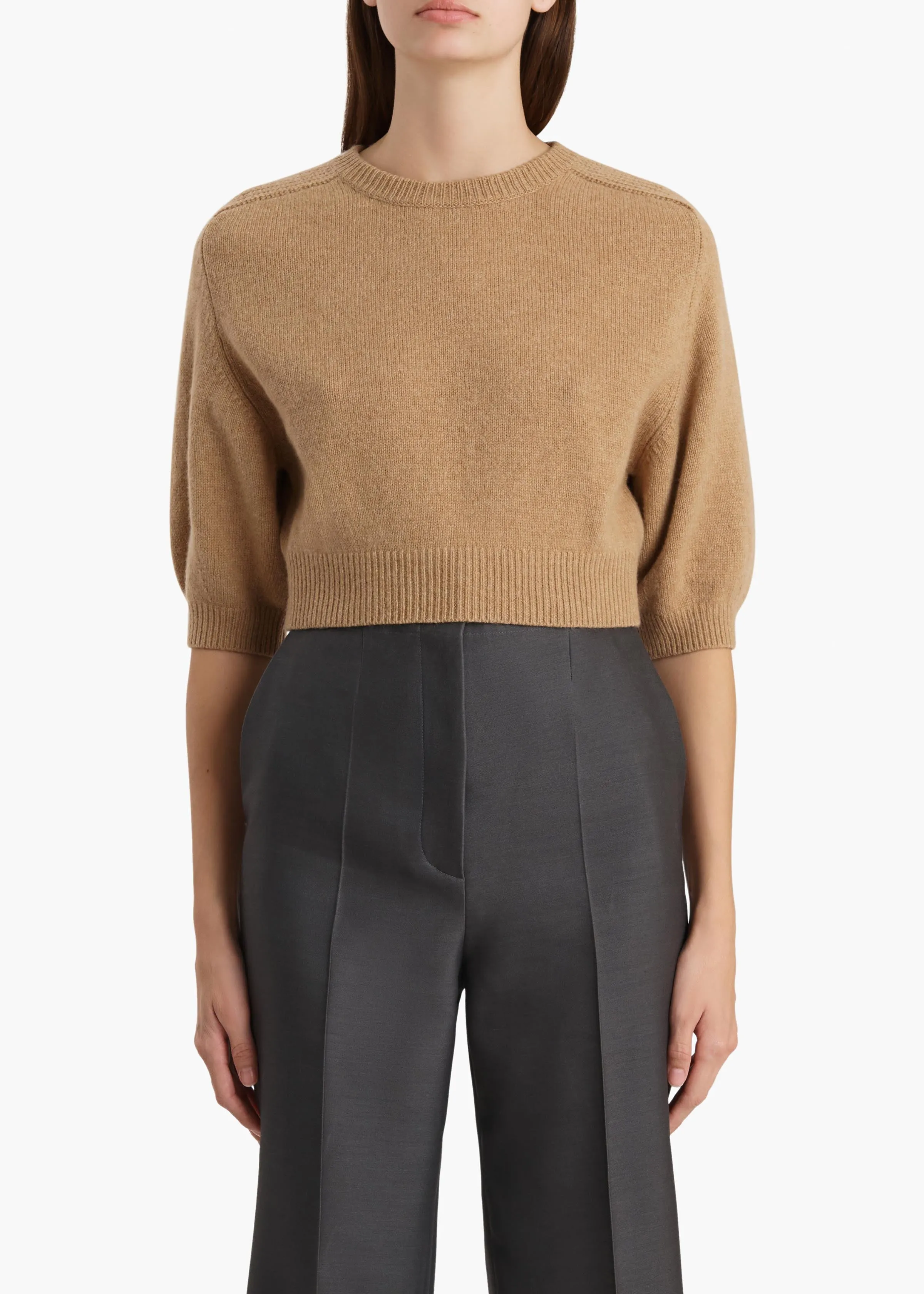 Lorelai Sweater in Camel sold by KHAITE product image thumbnail 3